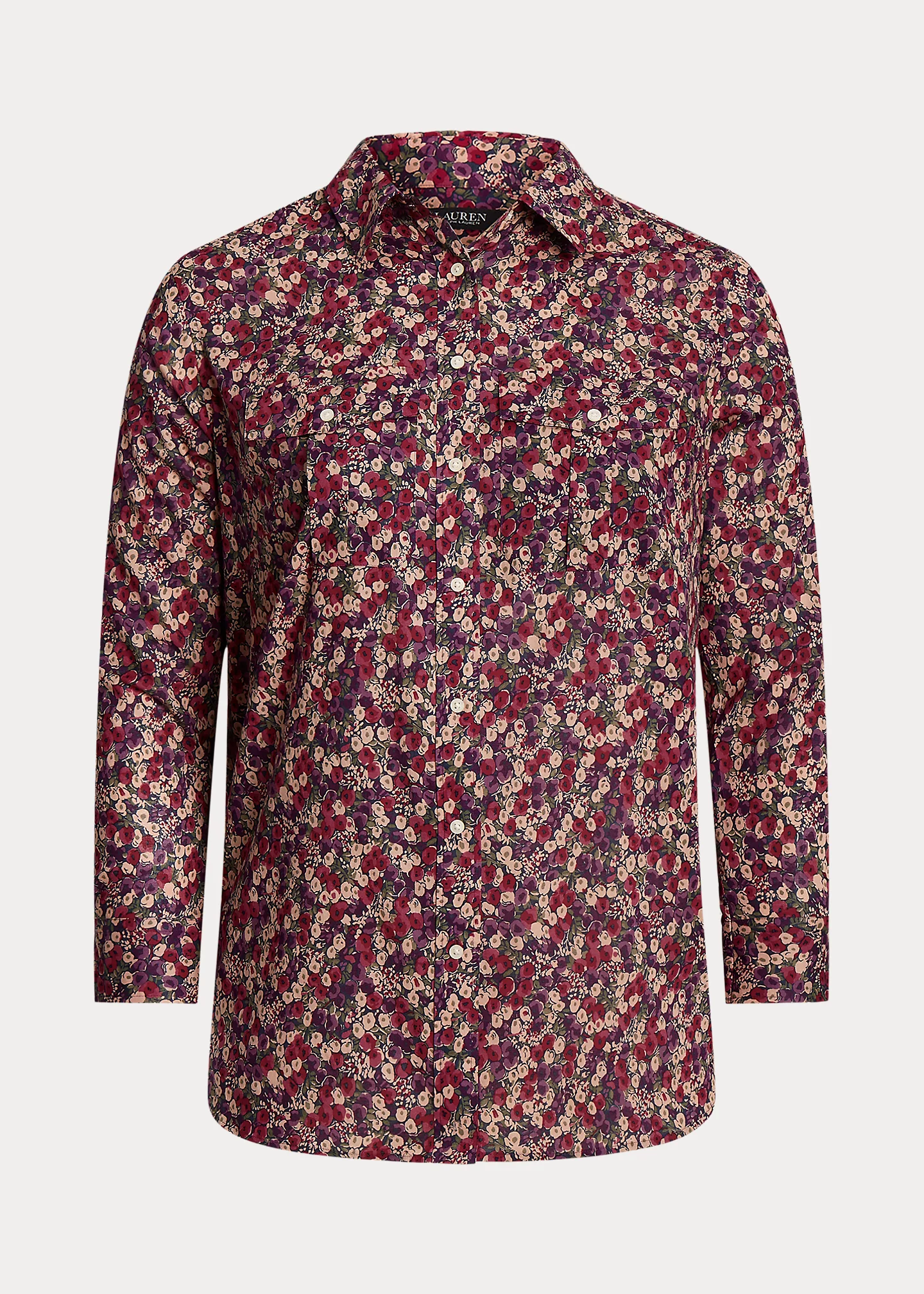 Floral Cotton Voile Shirt
