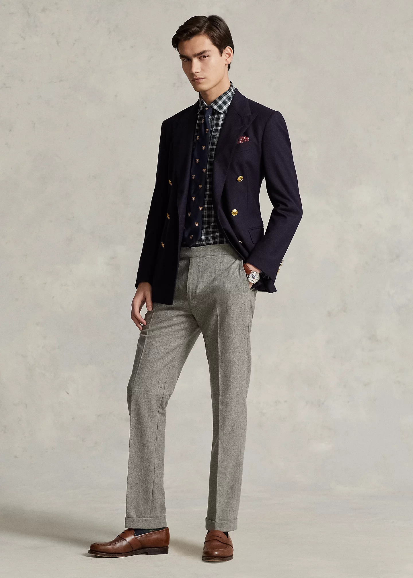 Wool Flannel Trouser