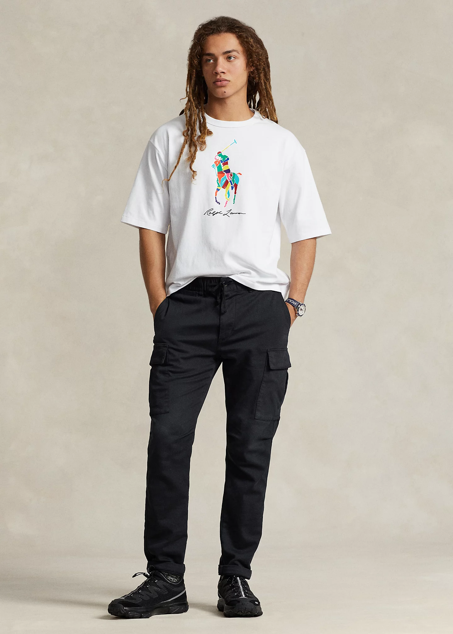 Relaxed Fit Big Pony Jersey T-Shirt