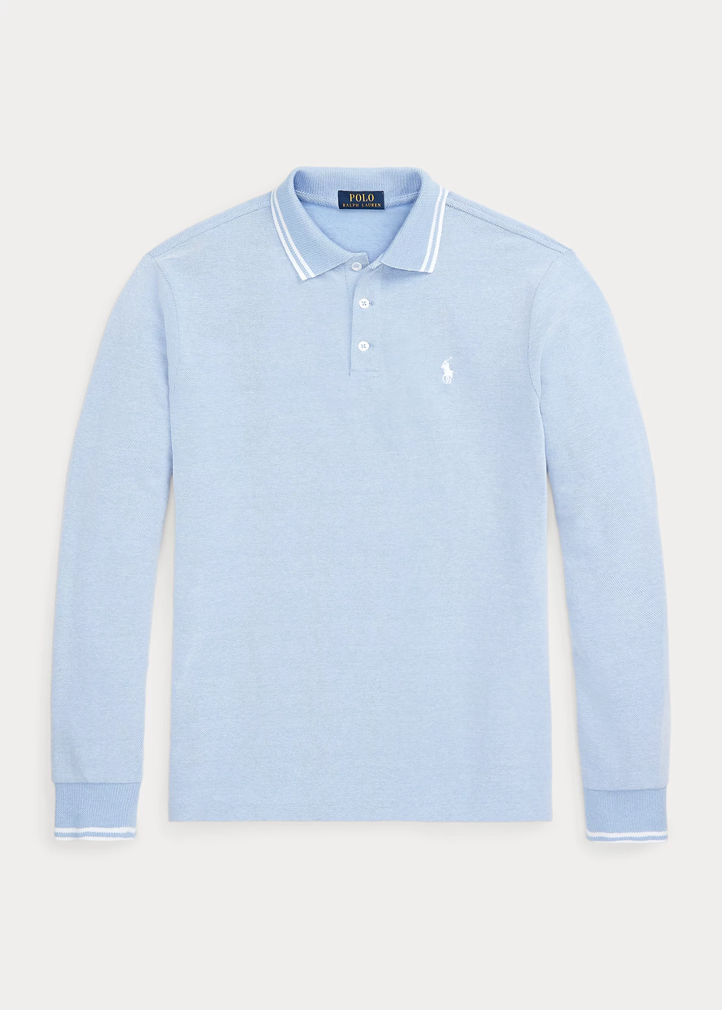 Custom Slim Fit Stretch Oxford Mesh Polo