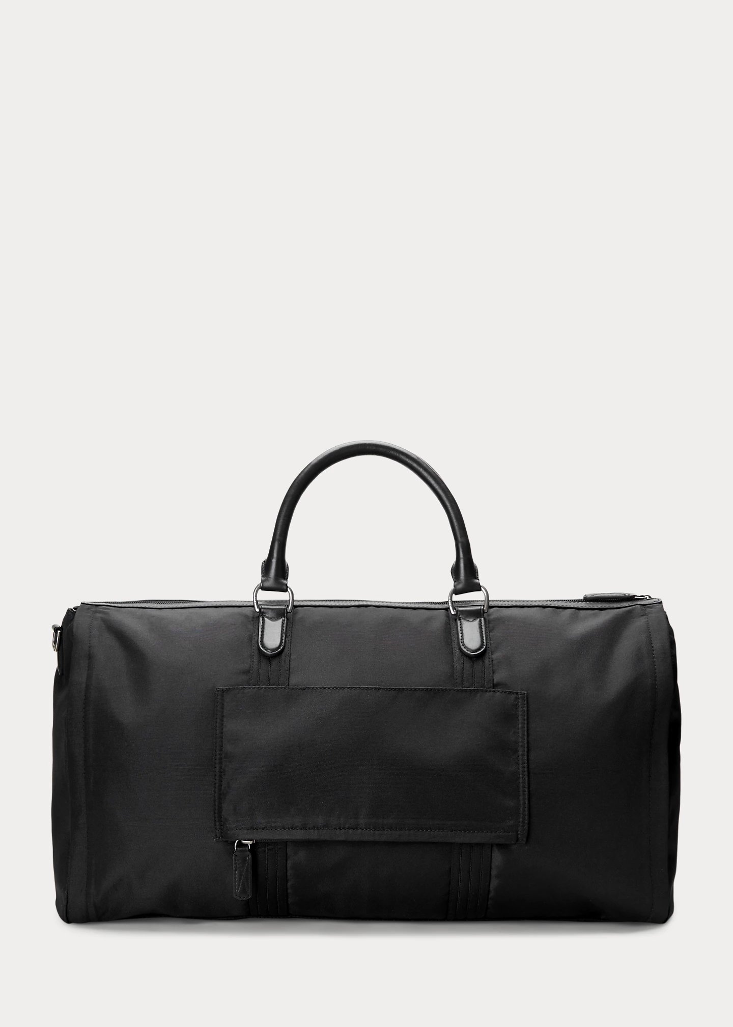 Leather-Trim Hybrid Garment Duffel