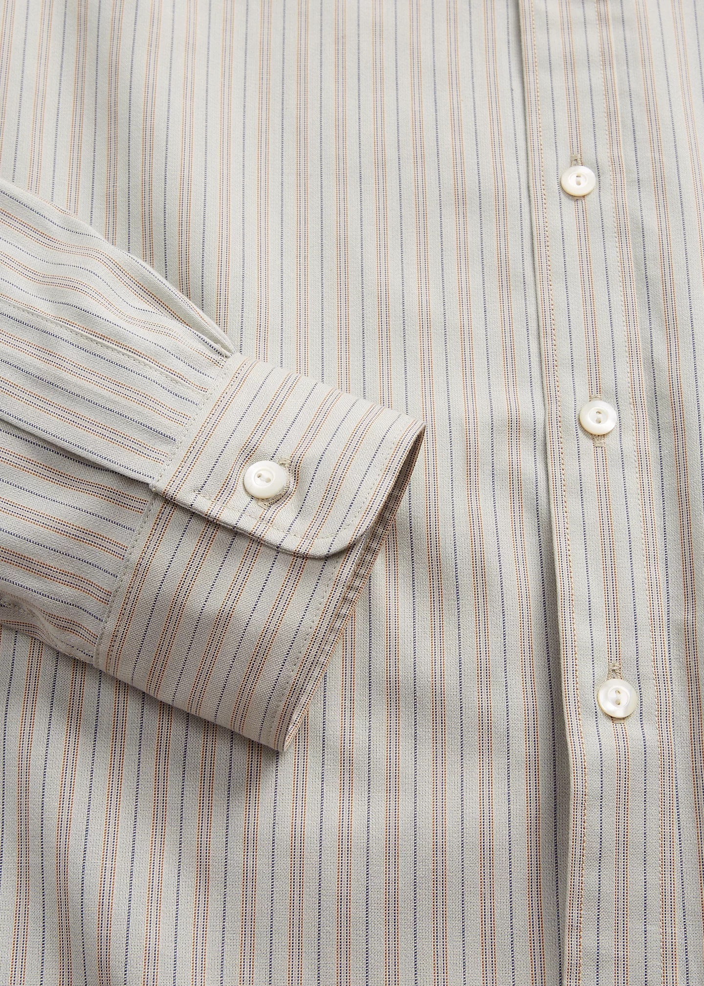 Slim Fit Striped Woven Shirt