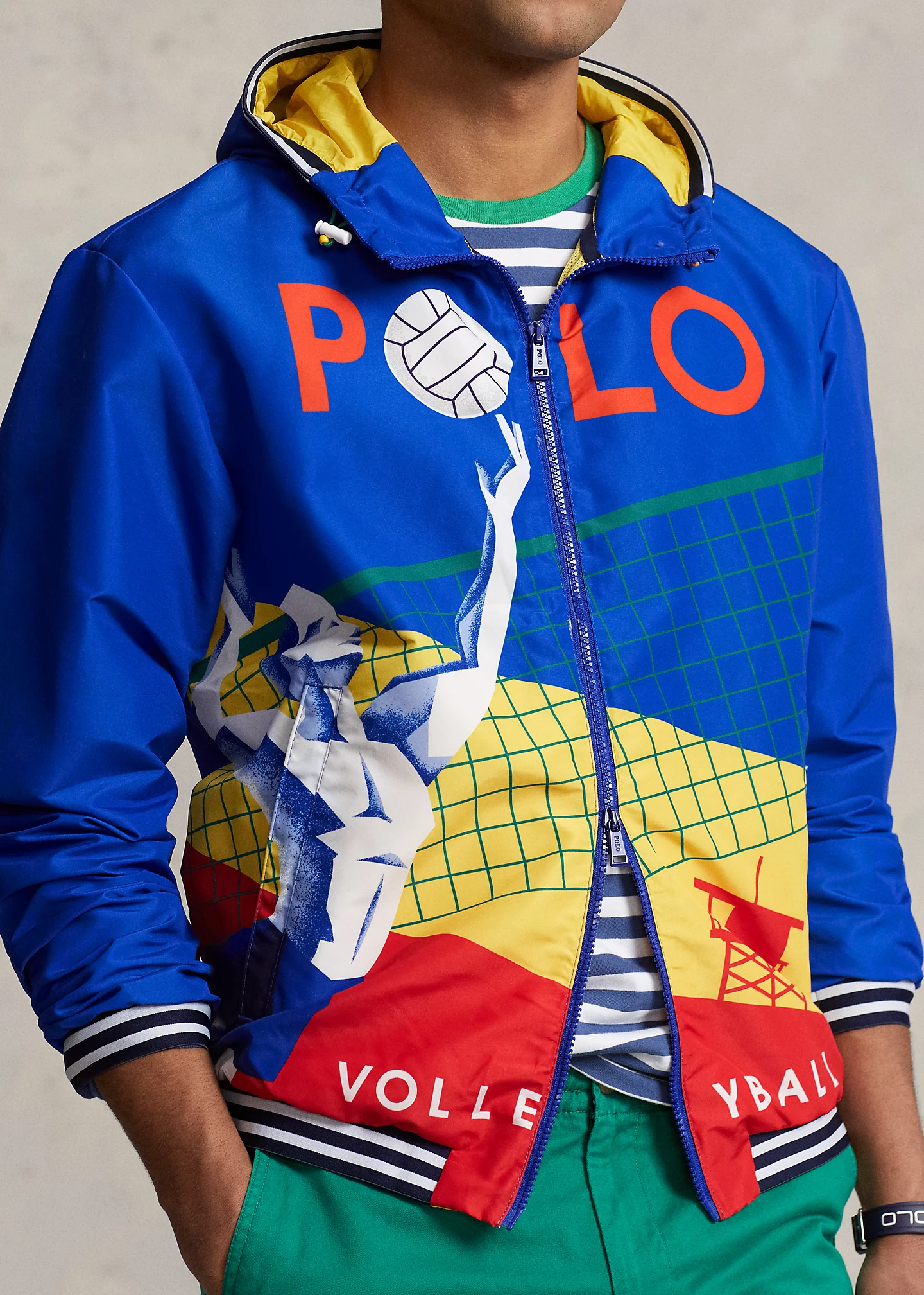 Graphic Hooded Jacket