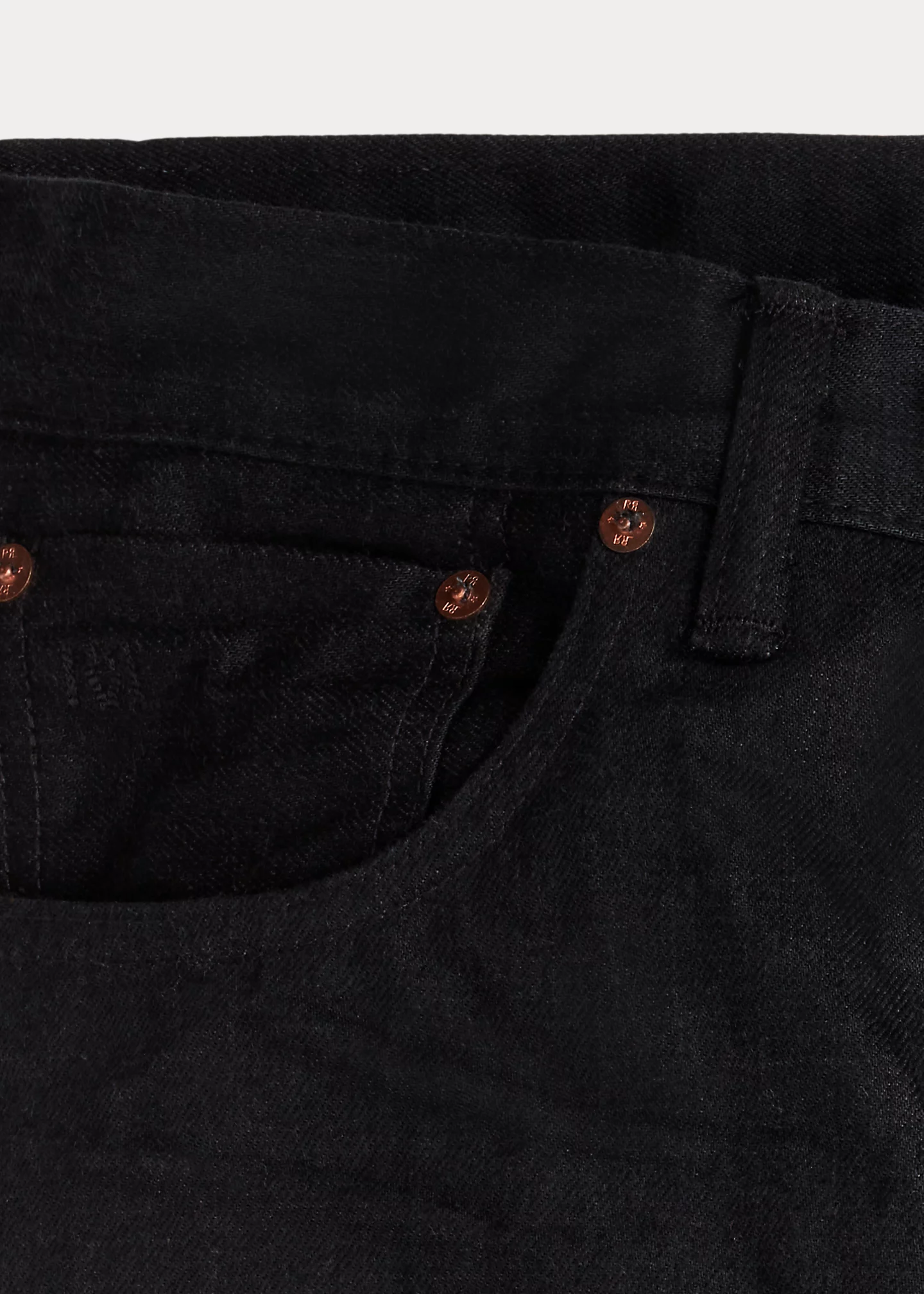 Slim Fit Black Selvedge Jean