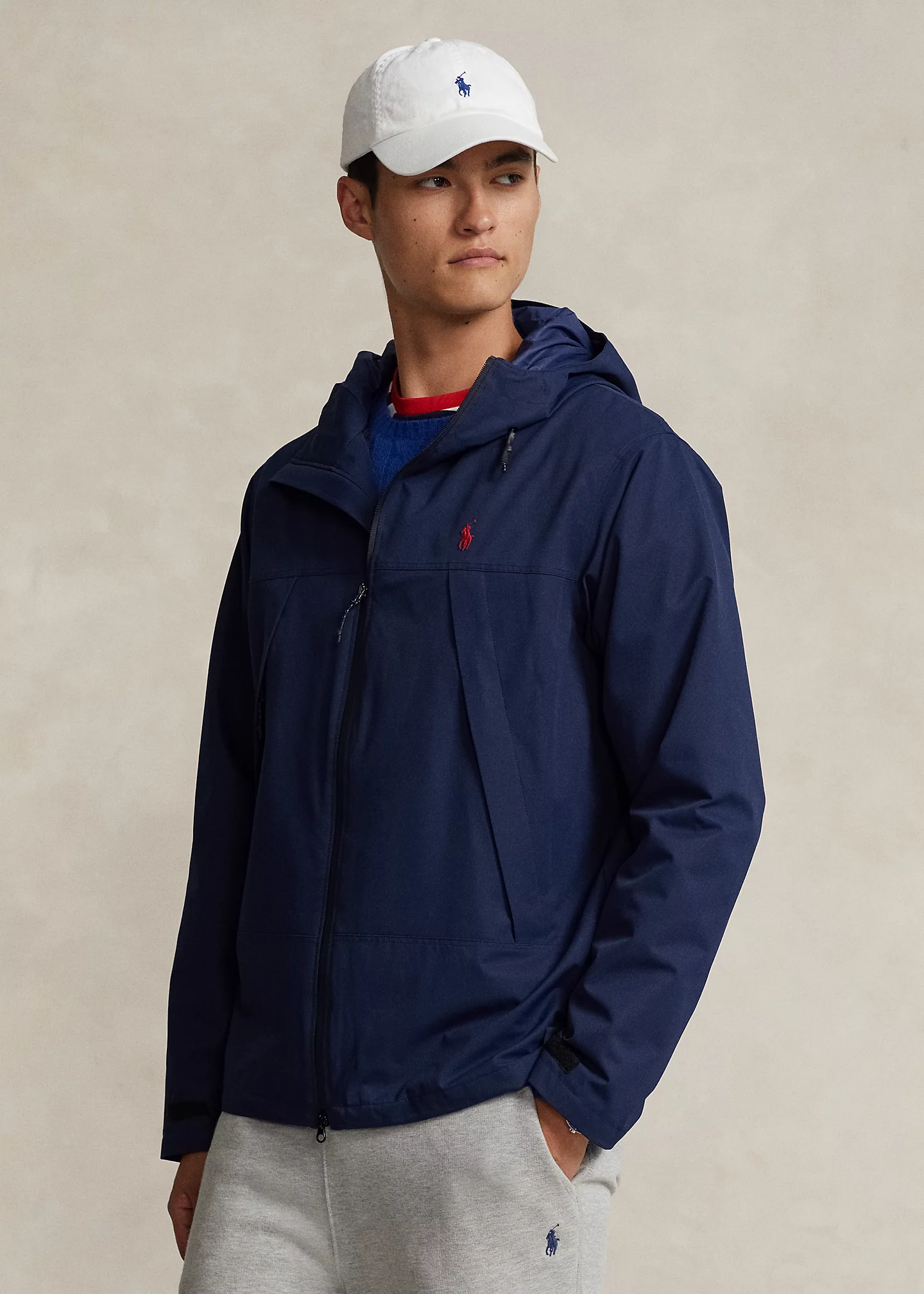 Water-Resistant Hooded Jacket