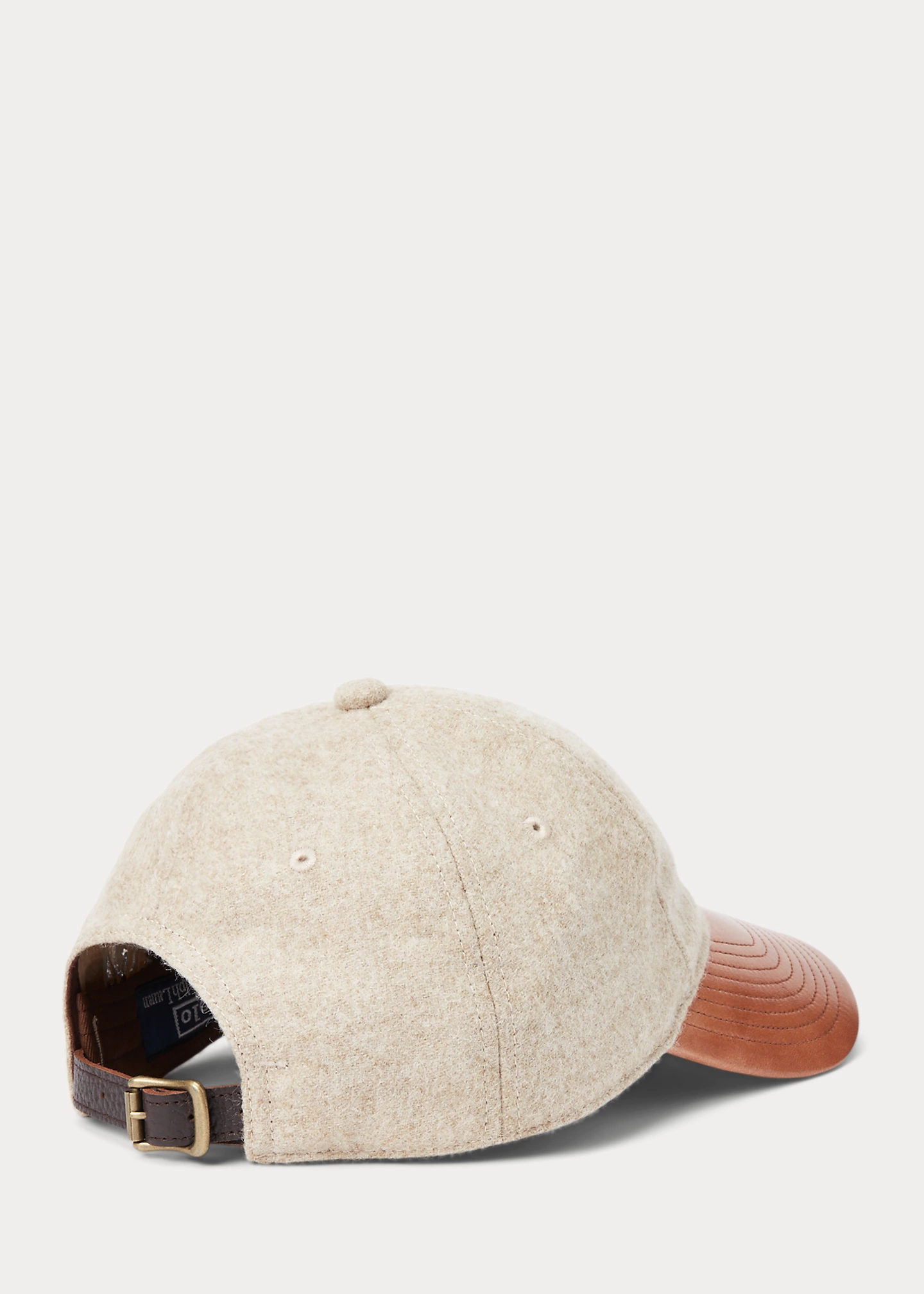 Suede-Bill Wool Twill Ball Cap
