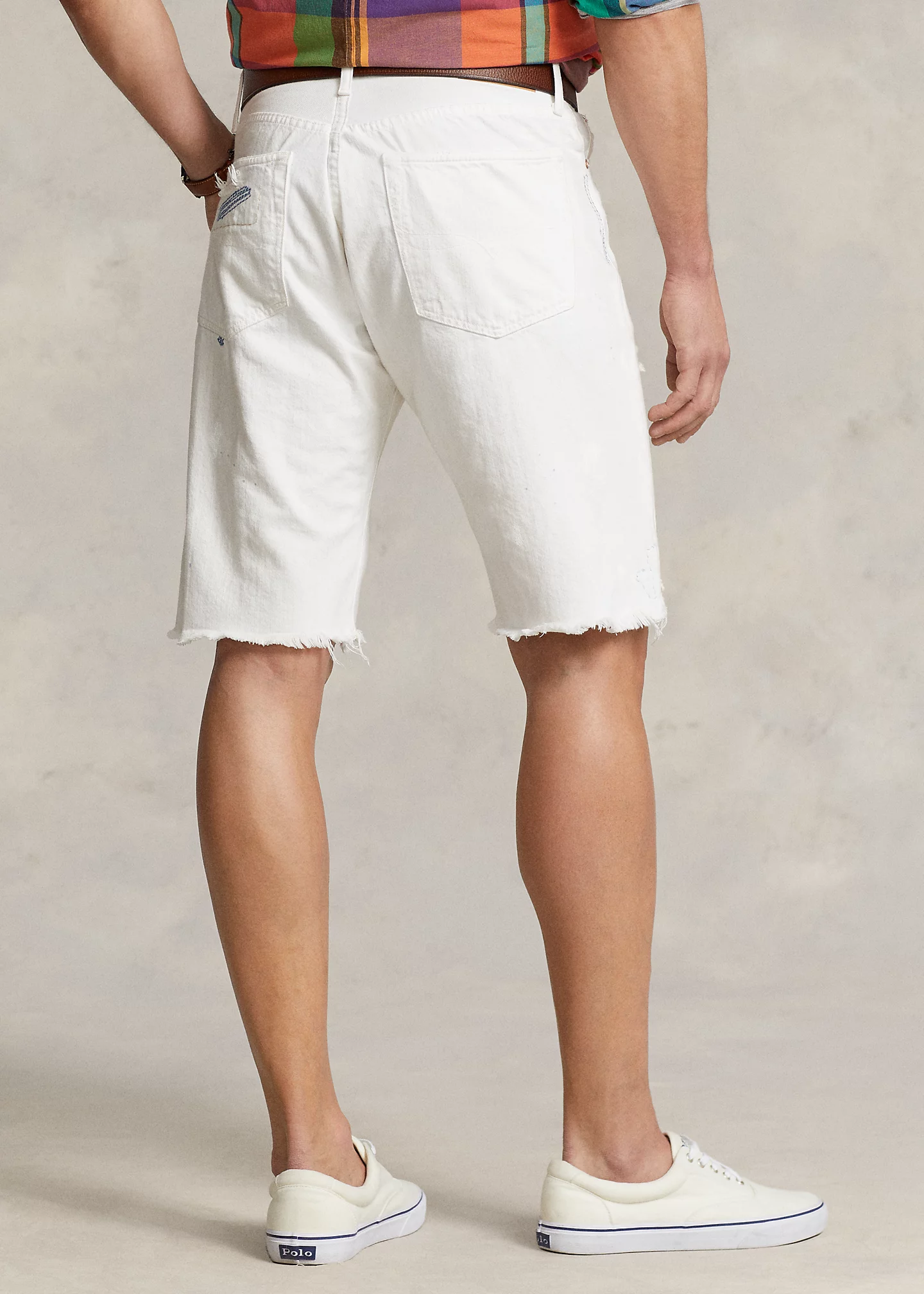 Hampton Distressed Cutoff Denim Short