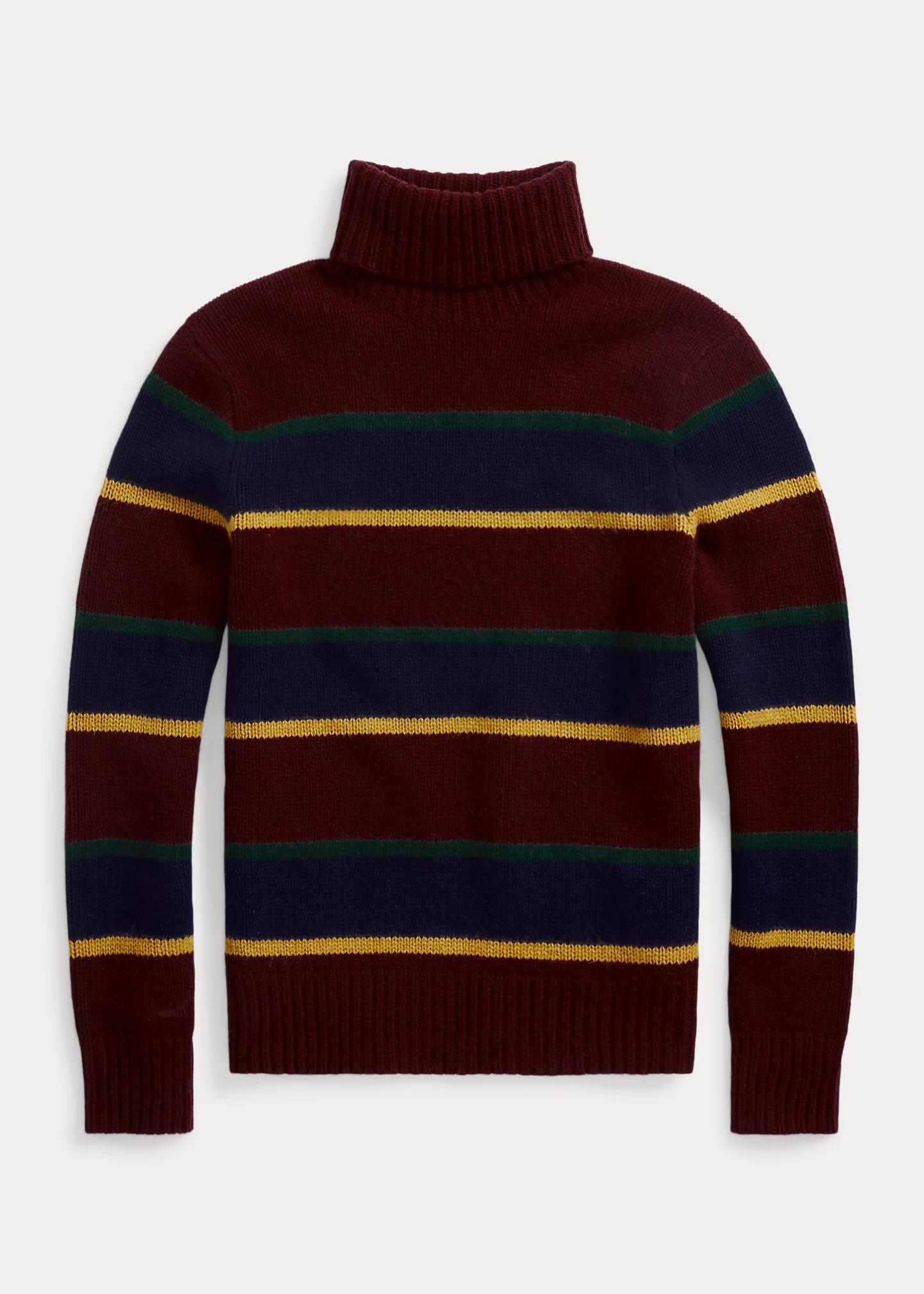 Striped Wool-Cashmere Sweater