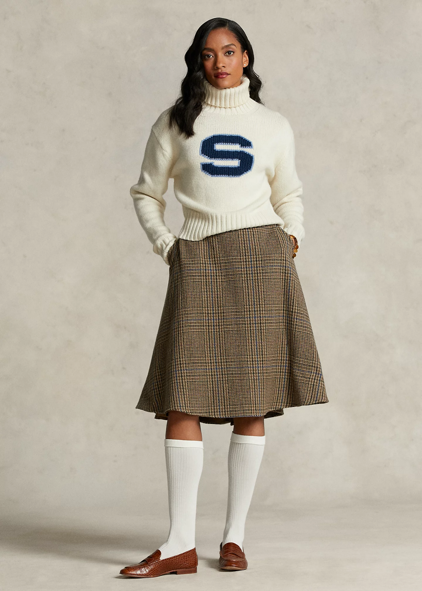 The Spelman Collection Letter Turtleneck