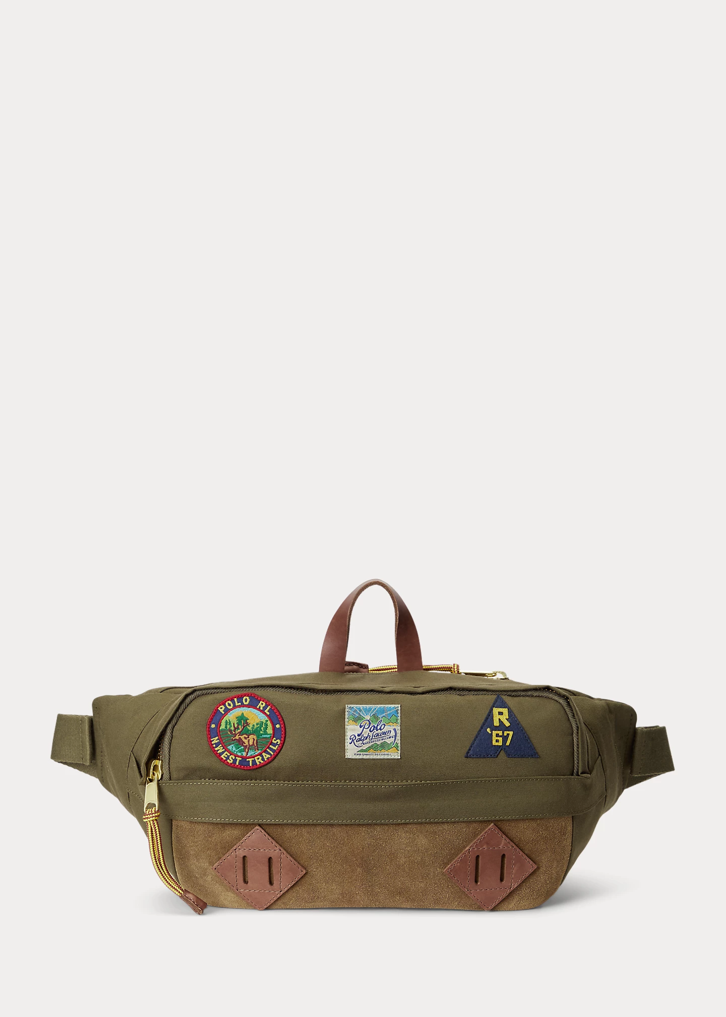 Suede-Trim Trail Waist Pack