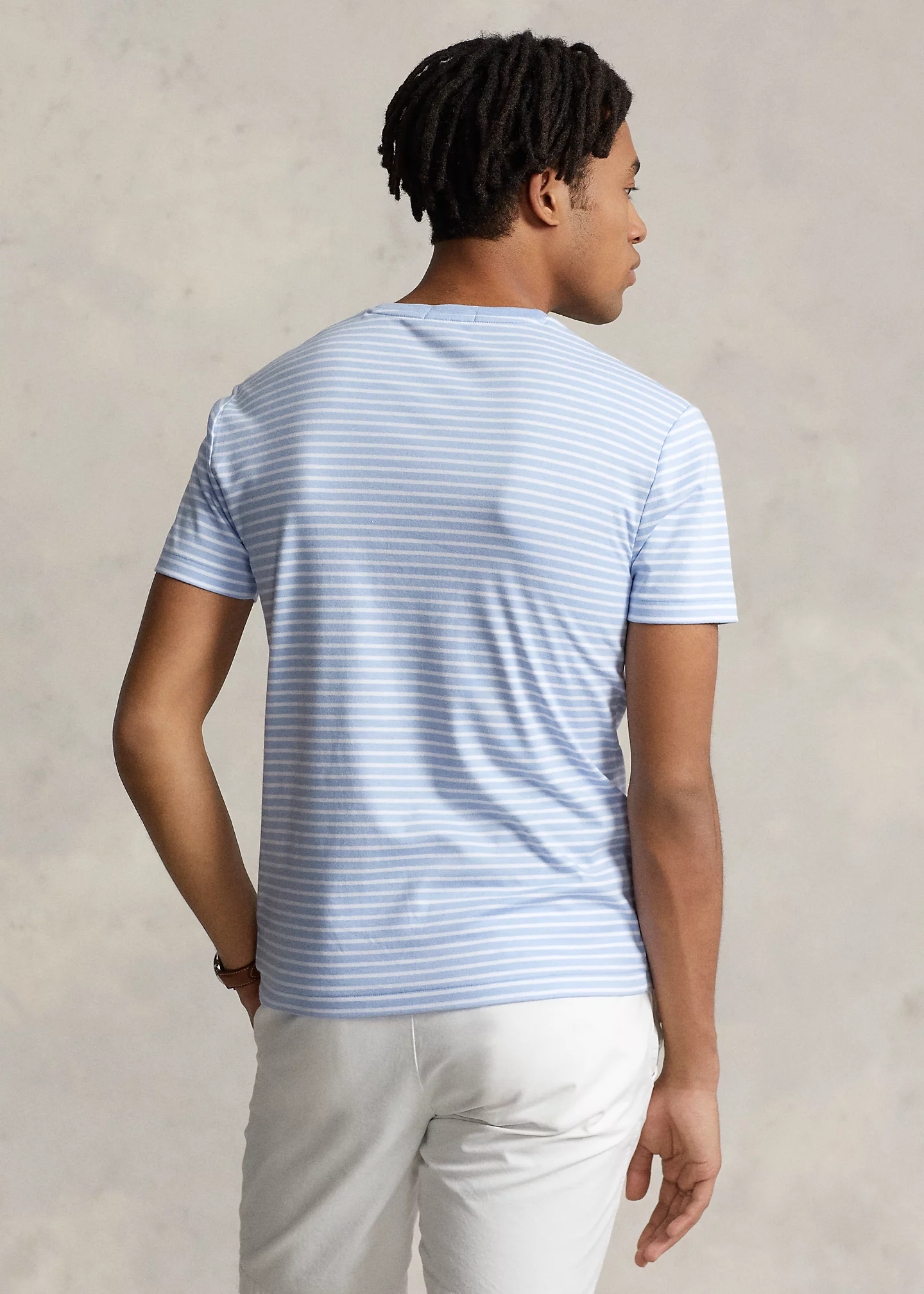 Classic Fit Striped Soft Cotton T-Shirt