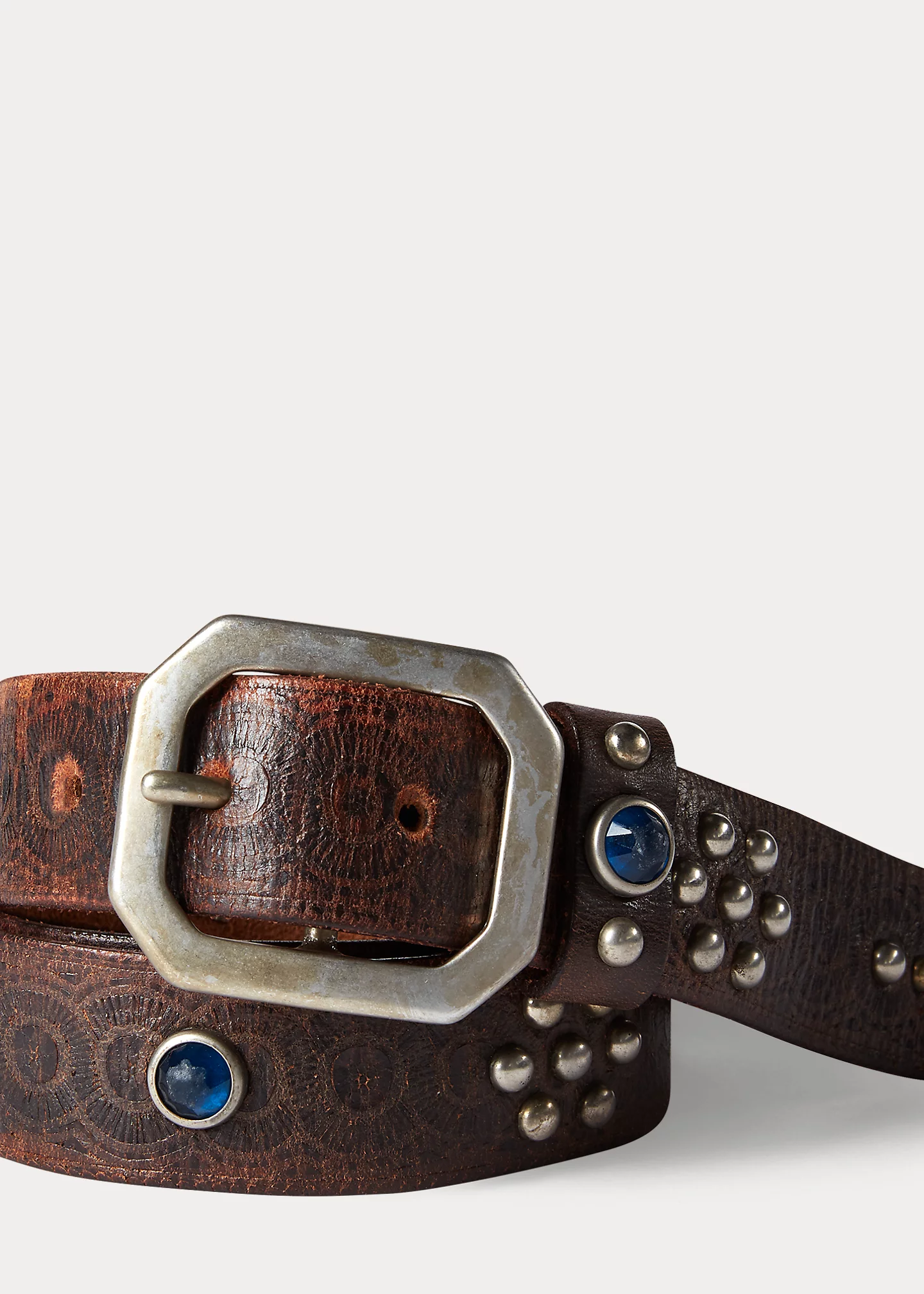 Studded Leather Belt