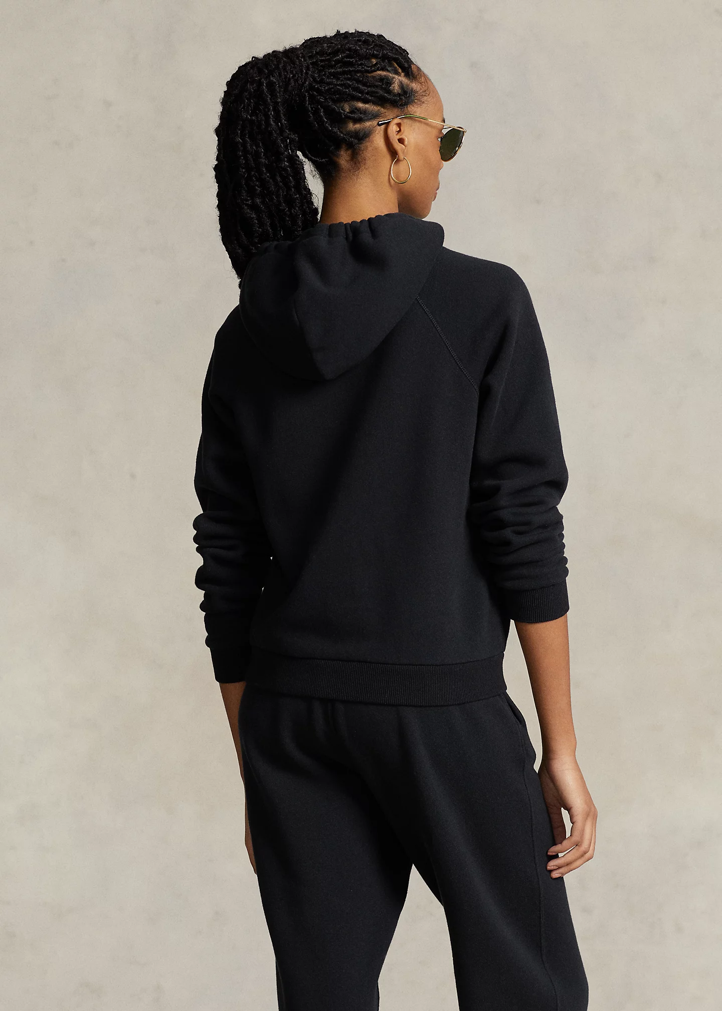 Shrunken Fit Fleece Hoodie