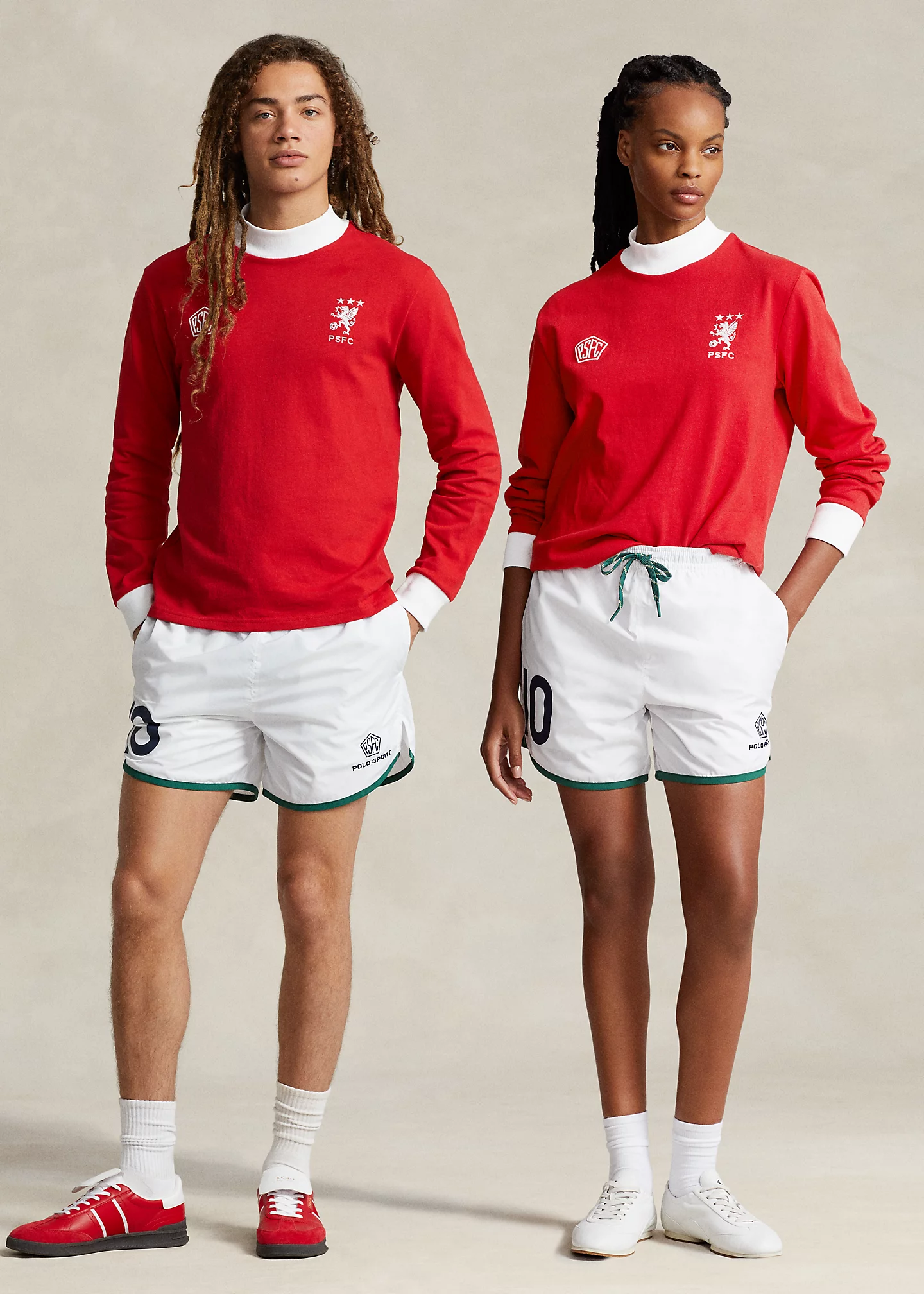 Jersey Graphic Mockneck Pullover