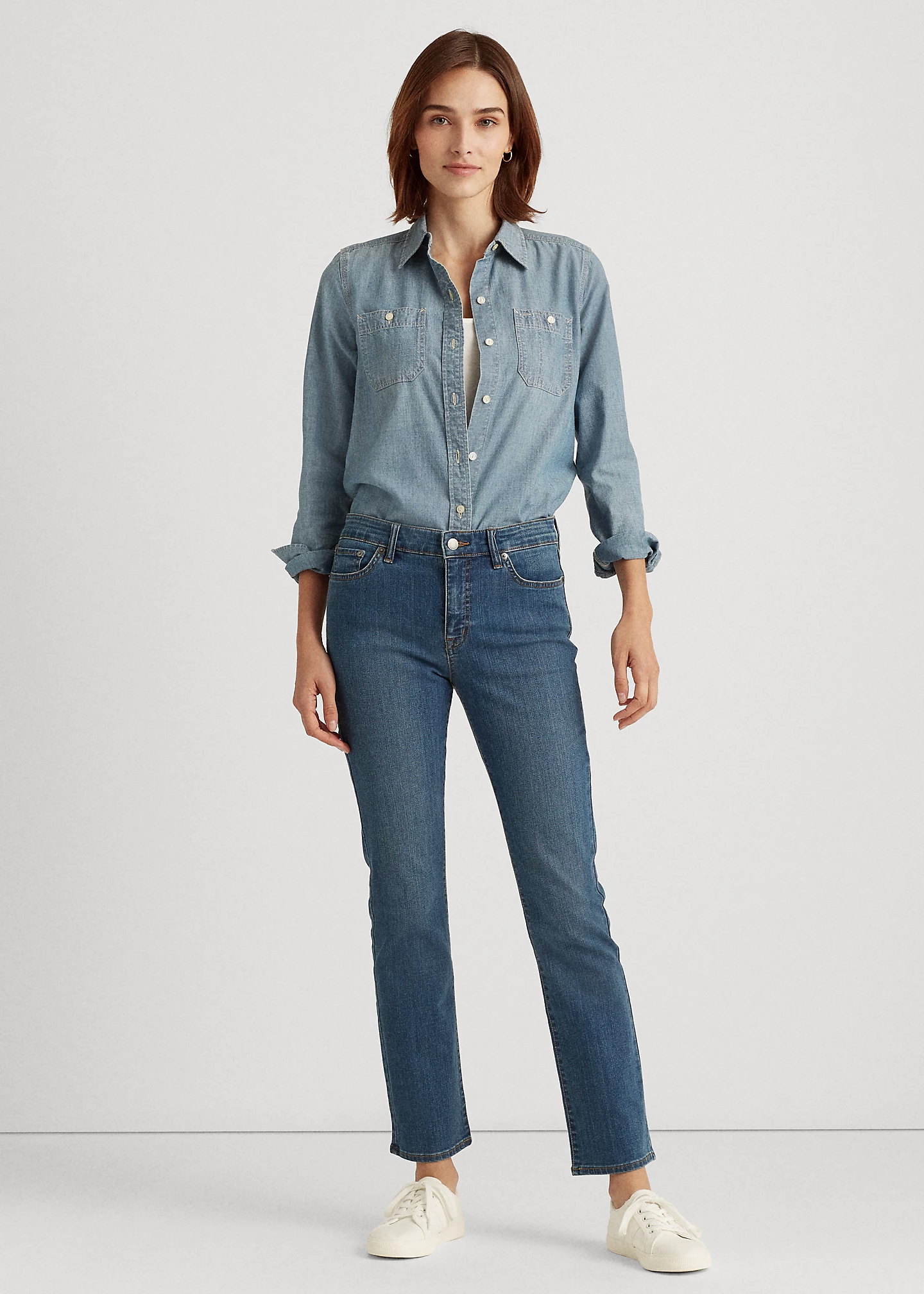 Mid-Rise Straight Jean