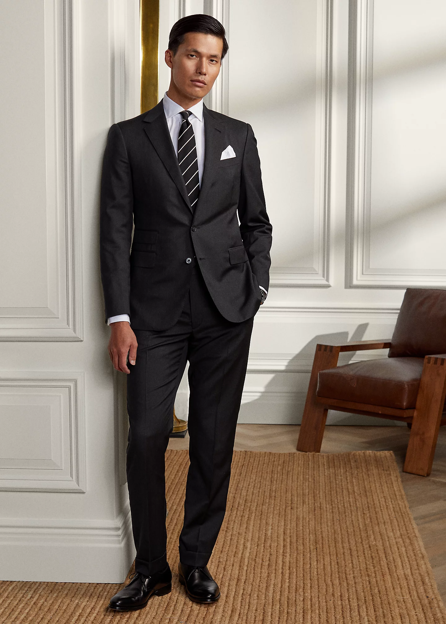 Gregory Hand-Tailored Wool Serge Suit