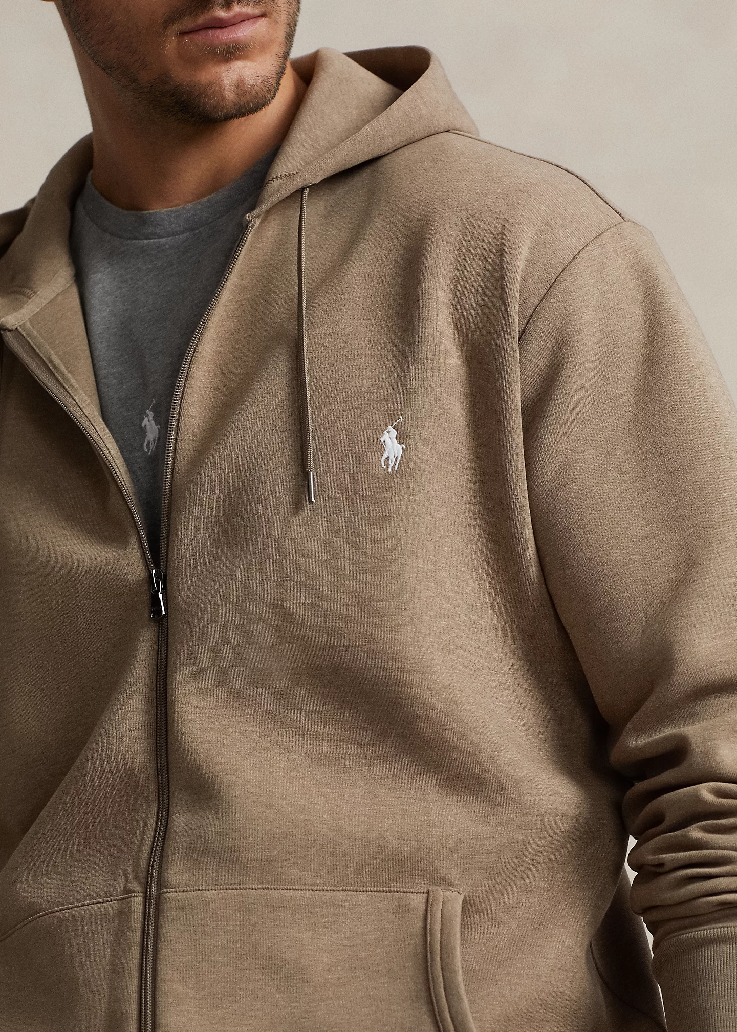 Double-Knit Full-Zip Hoodie