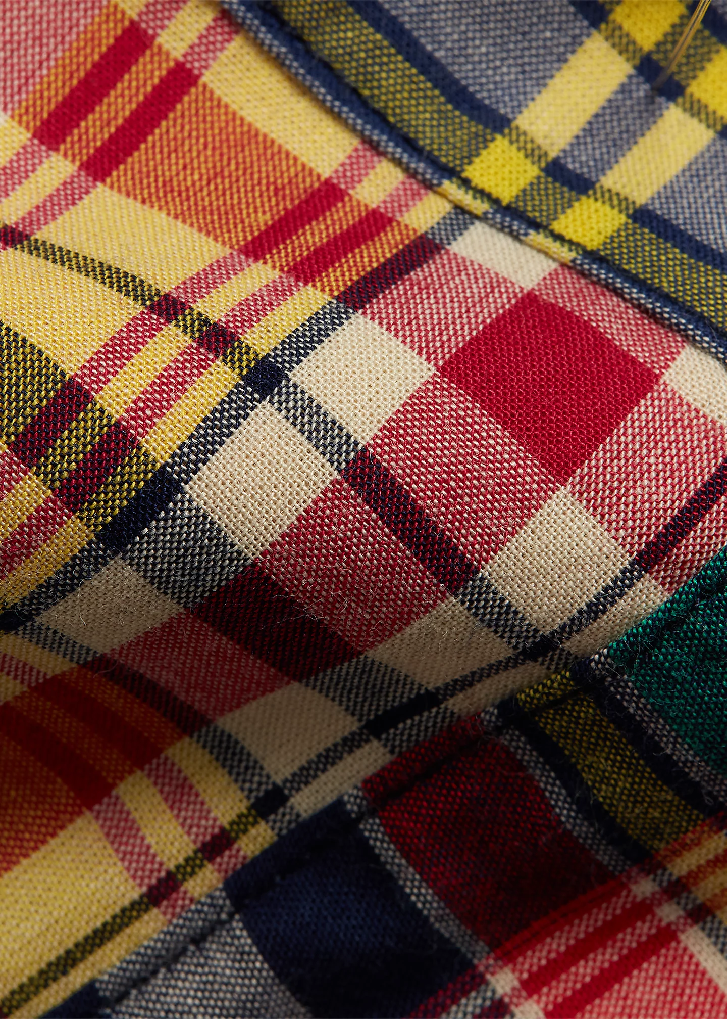 Patchwork Plaid Cotton Tie