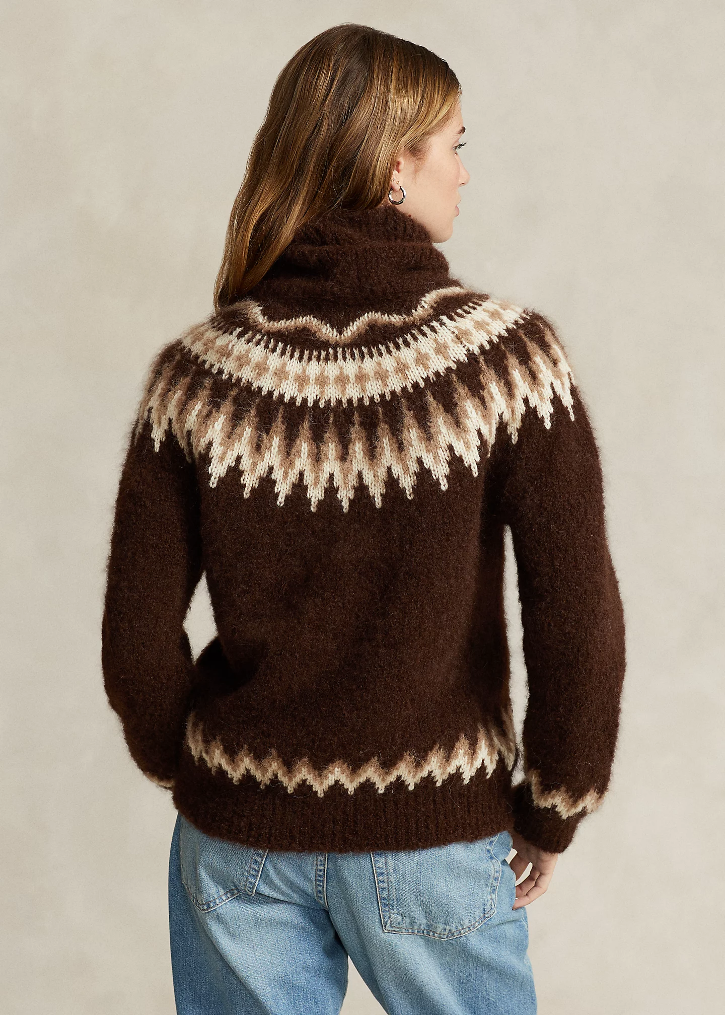 Fair Isle Wool-Blend Turtleneck