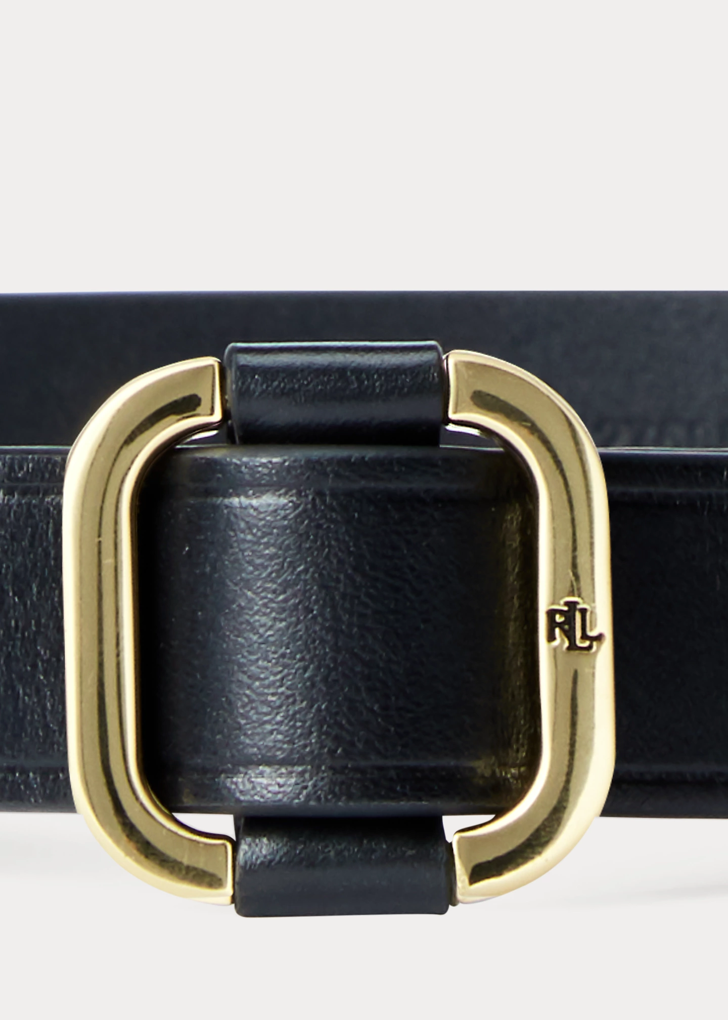 Leather Slide Buckle Belt