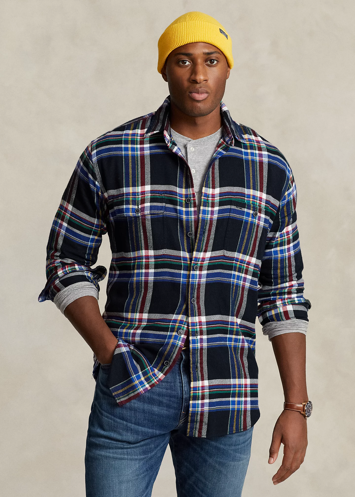Plaid Twill Workshirt