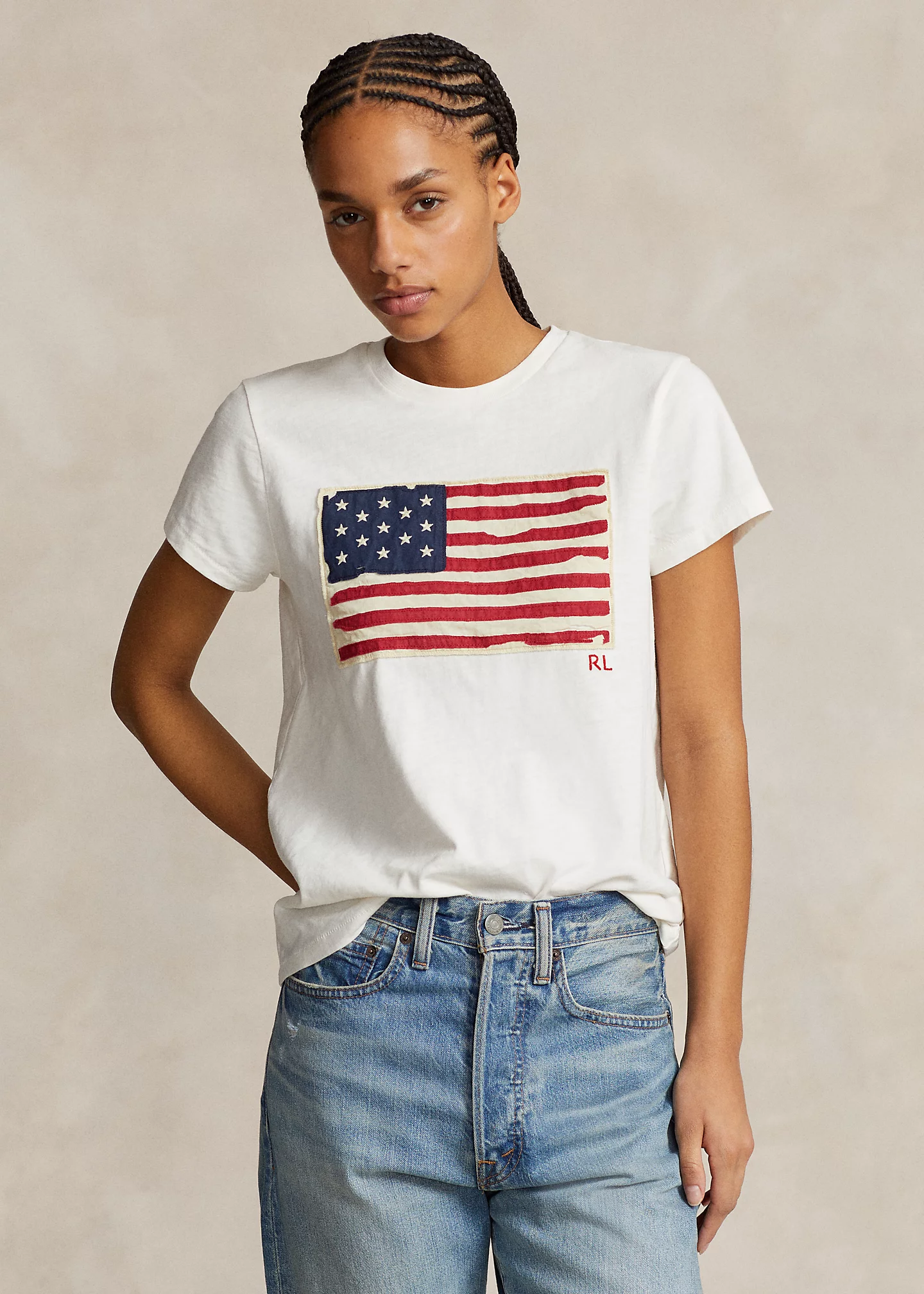 Flag Jersey Graphic T-Shirt