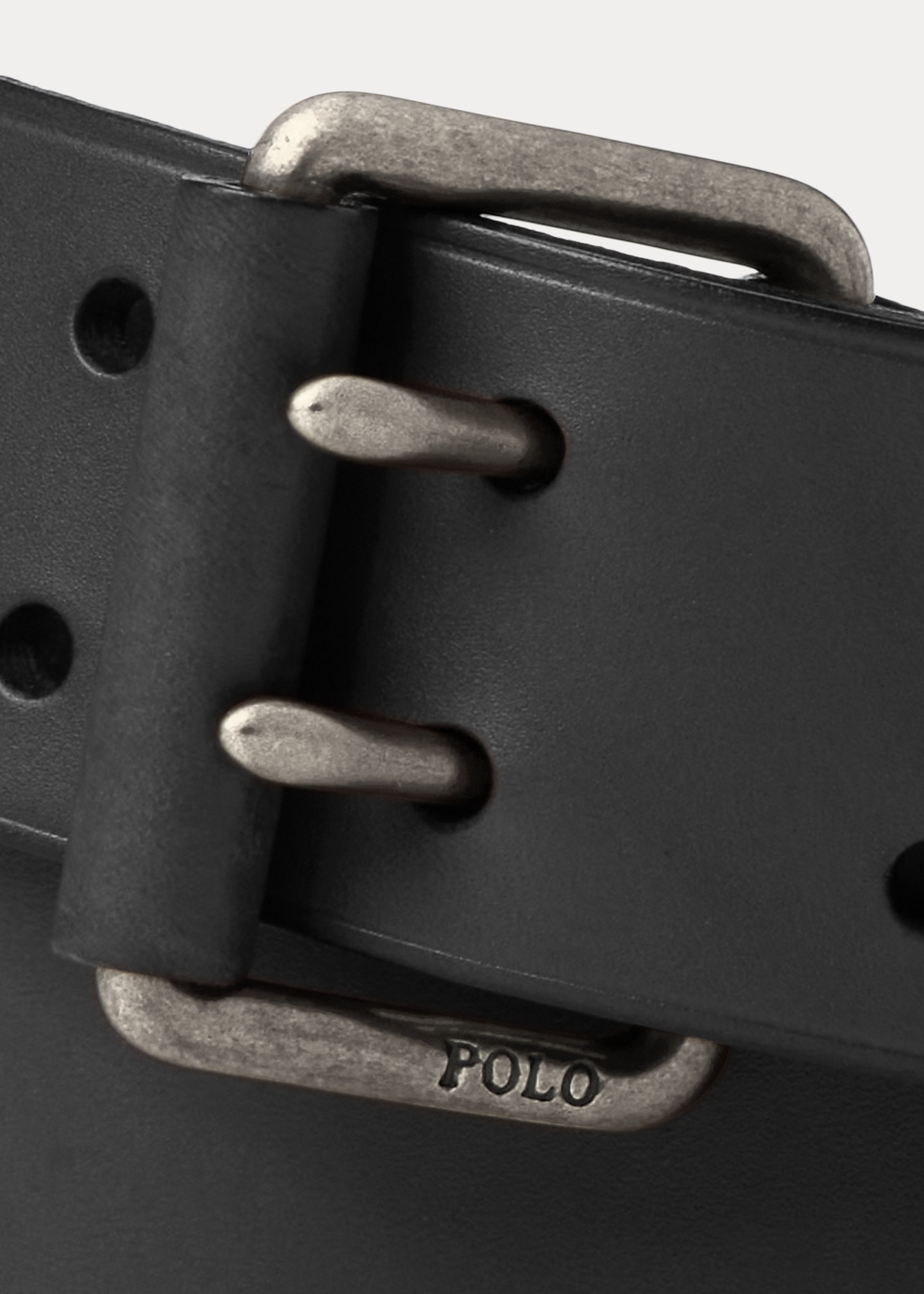 Double-Prong Leather Belt
