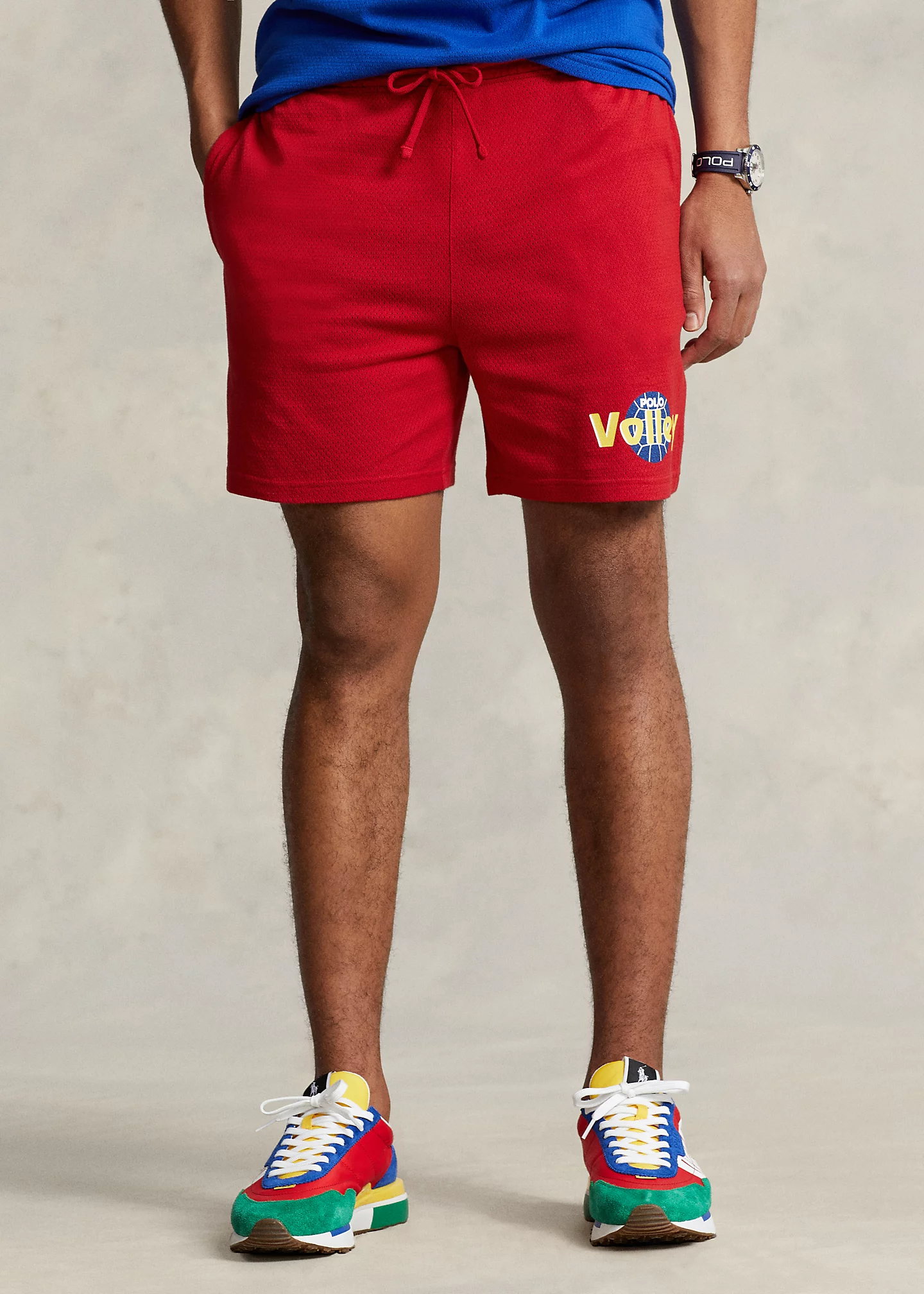 6-Inch Waffle-Knit Graphic Short