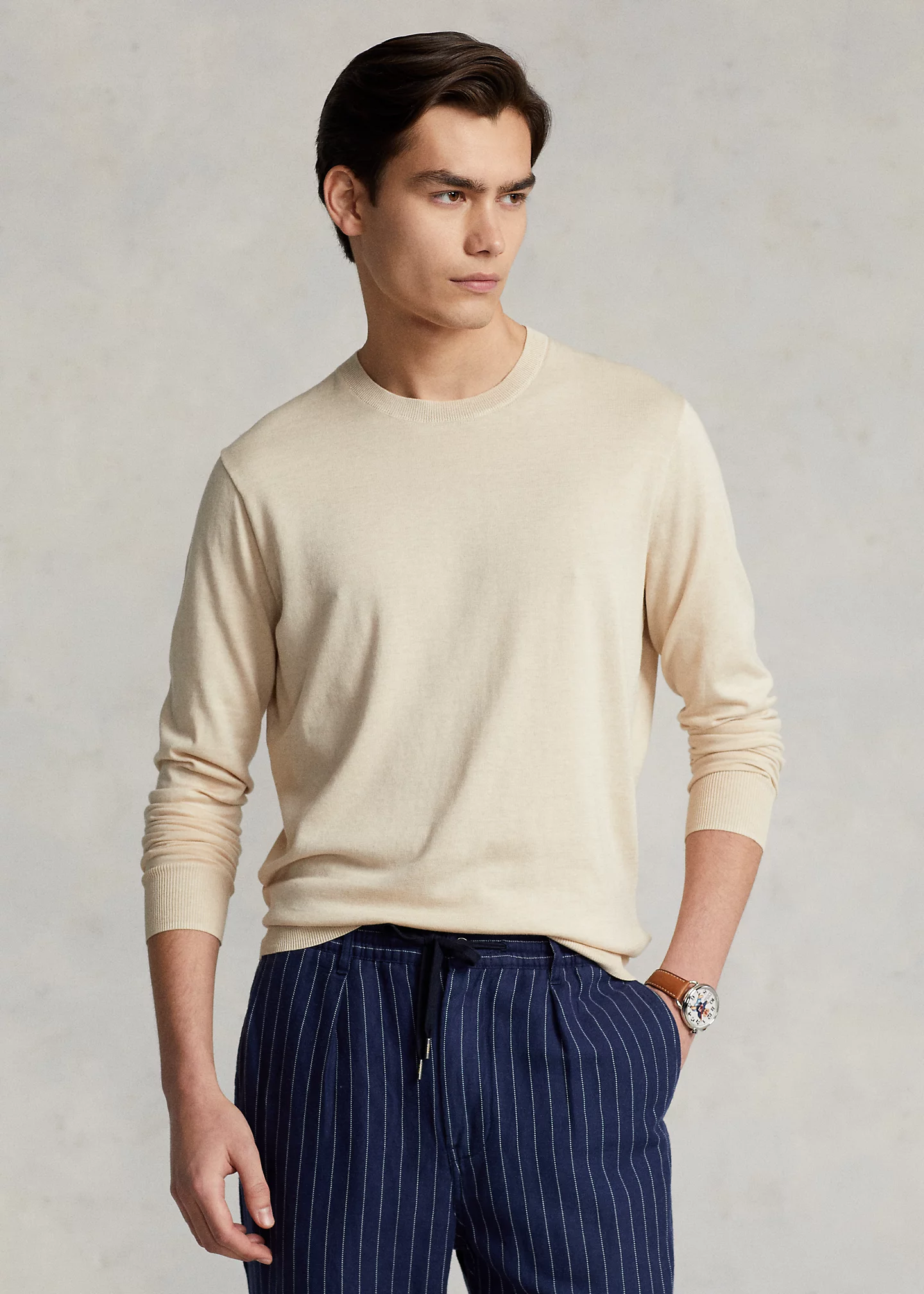 Cotton Crewneck Sweater