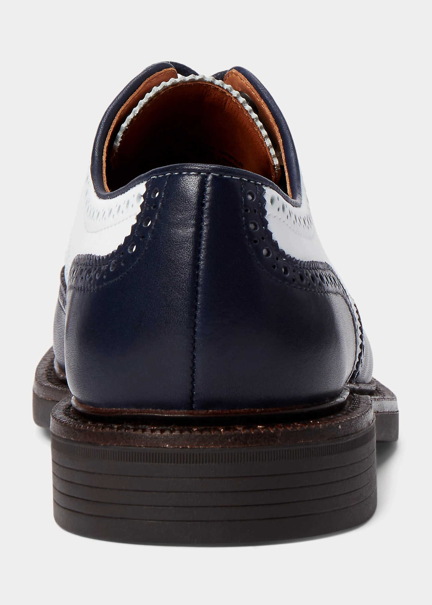 Two-Tone Wingtip Calfskin Oxford