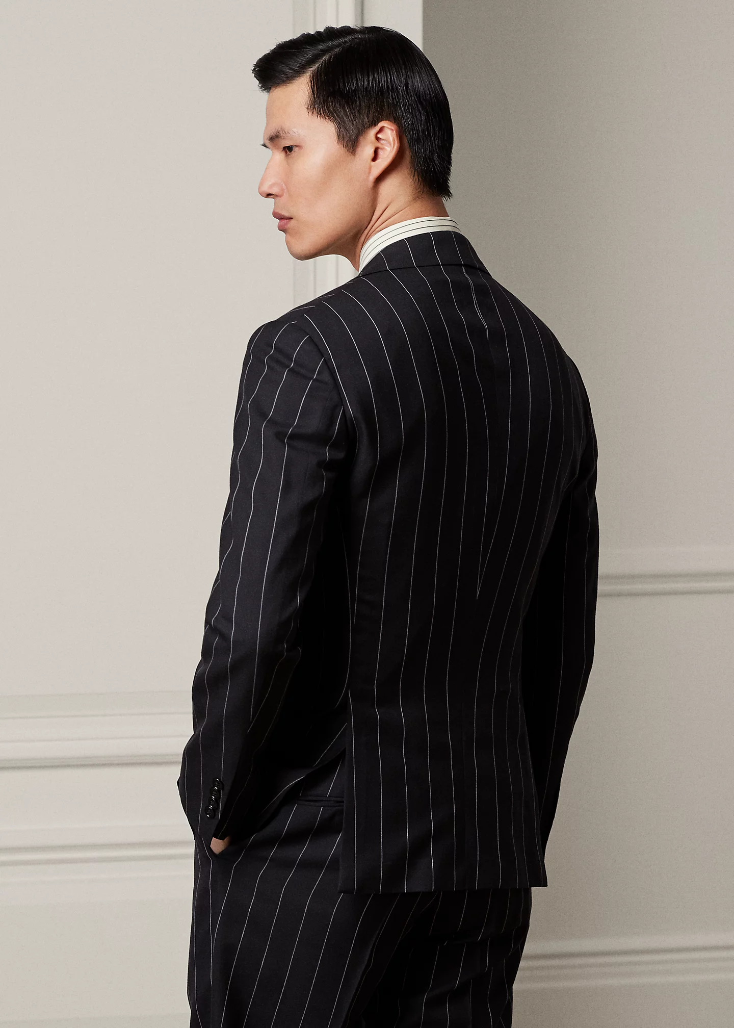 Ralph Handmade Pinstripe Twill Suit