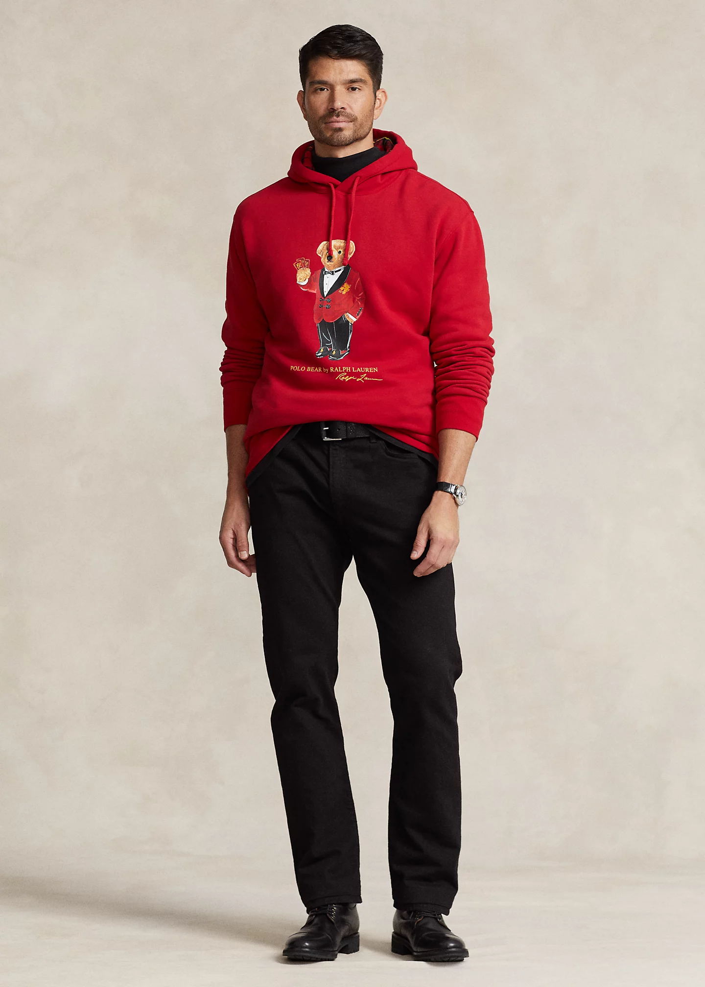Lunar New Year Polo Bear Fleece Hoodie