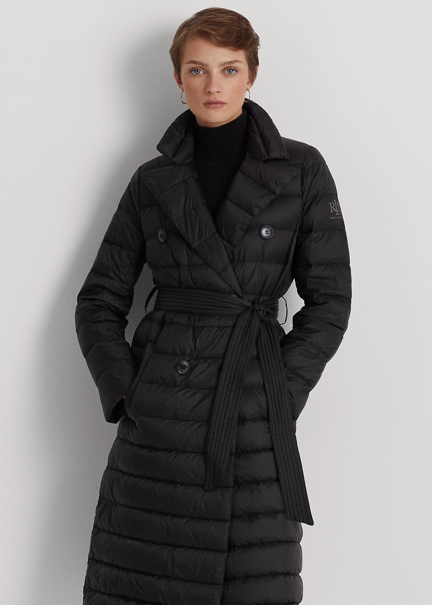 Belted Down Trench Coat