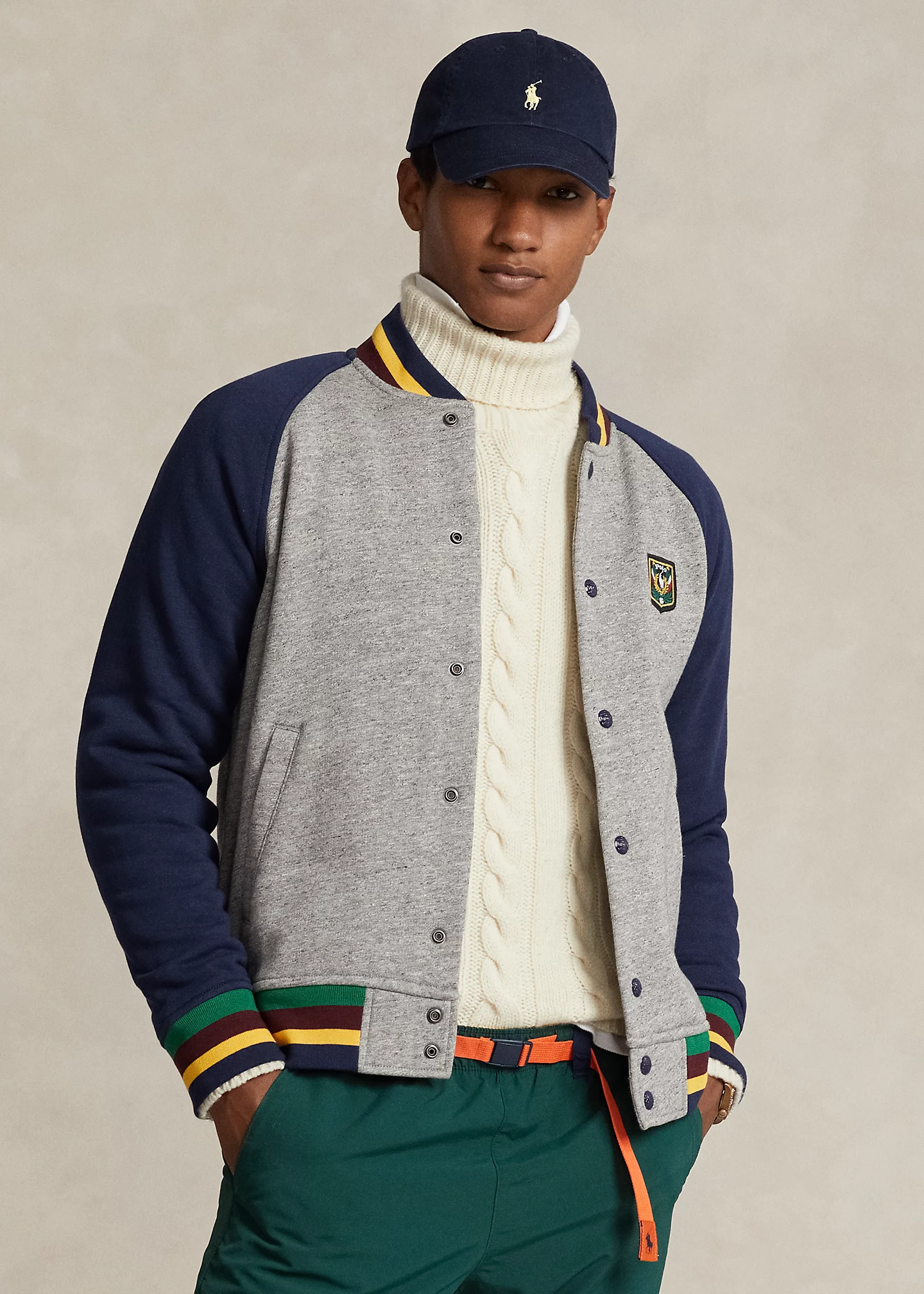 Laurel Crest Fleece Baseball Jacket