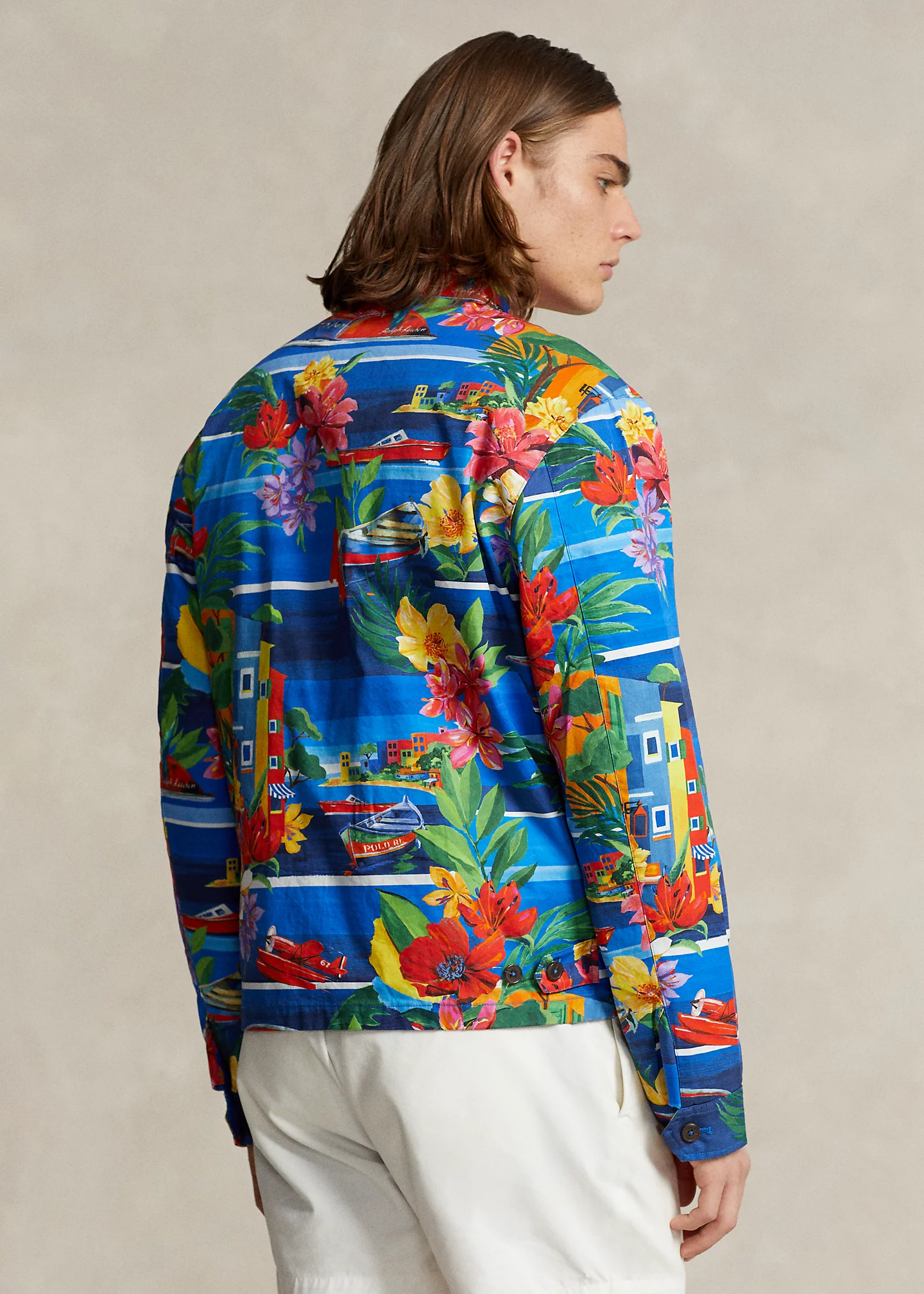 Print Twill Jacket