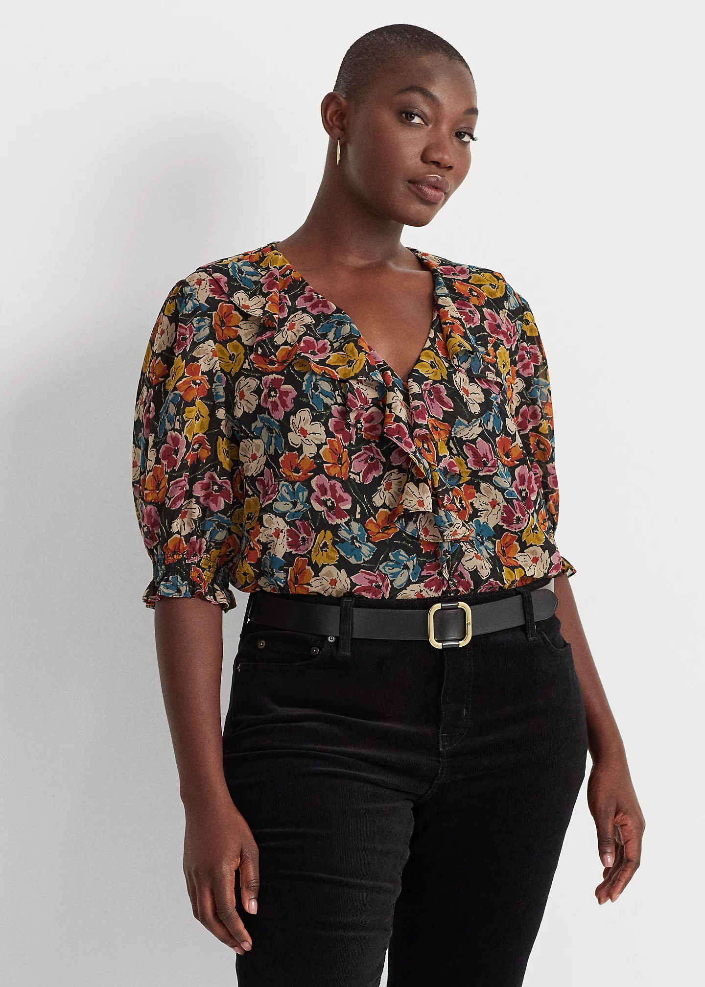 Floral Crepe Blouse