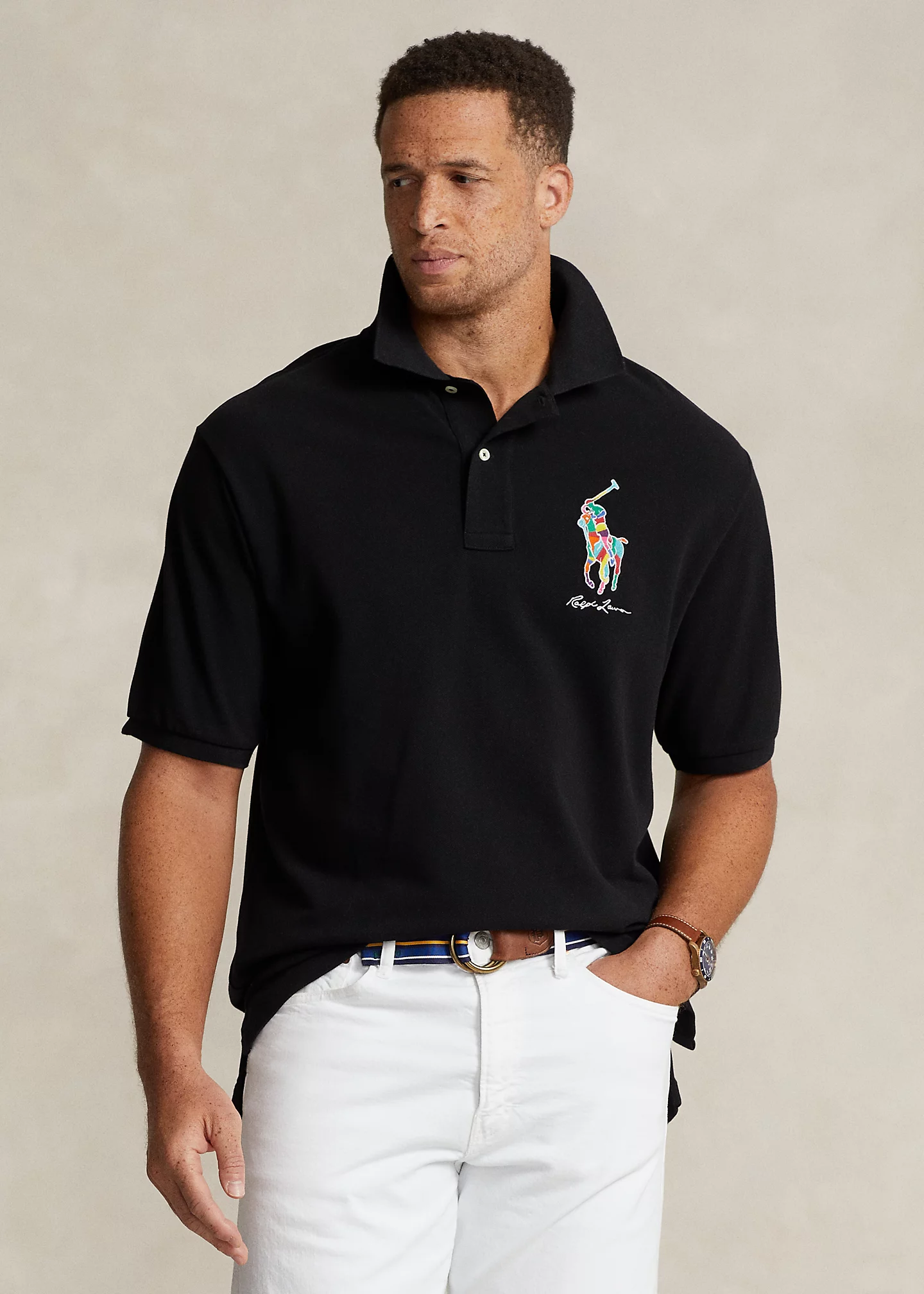 Big Pony Mesh Polo Shirt