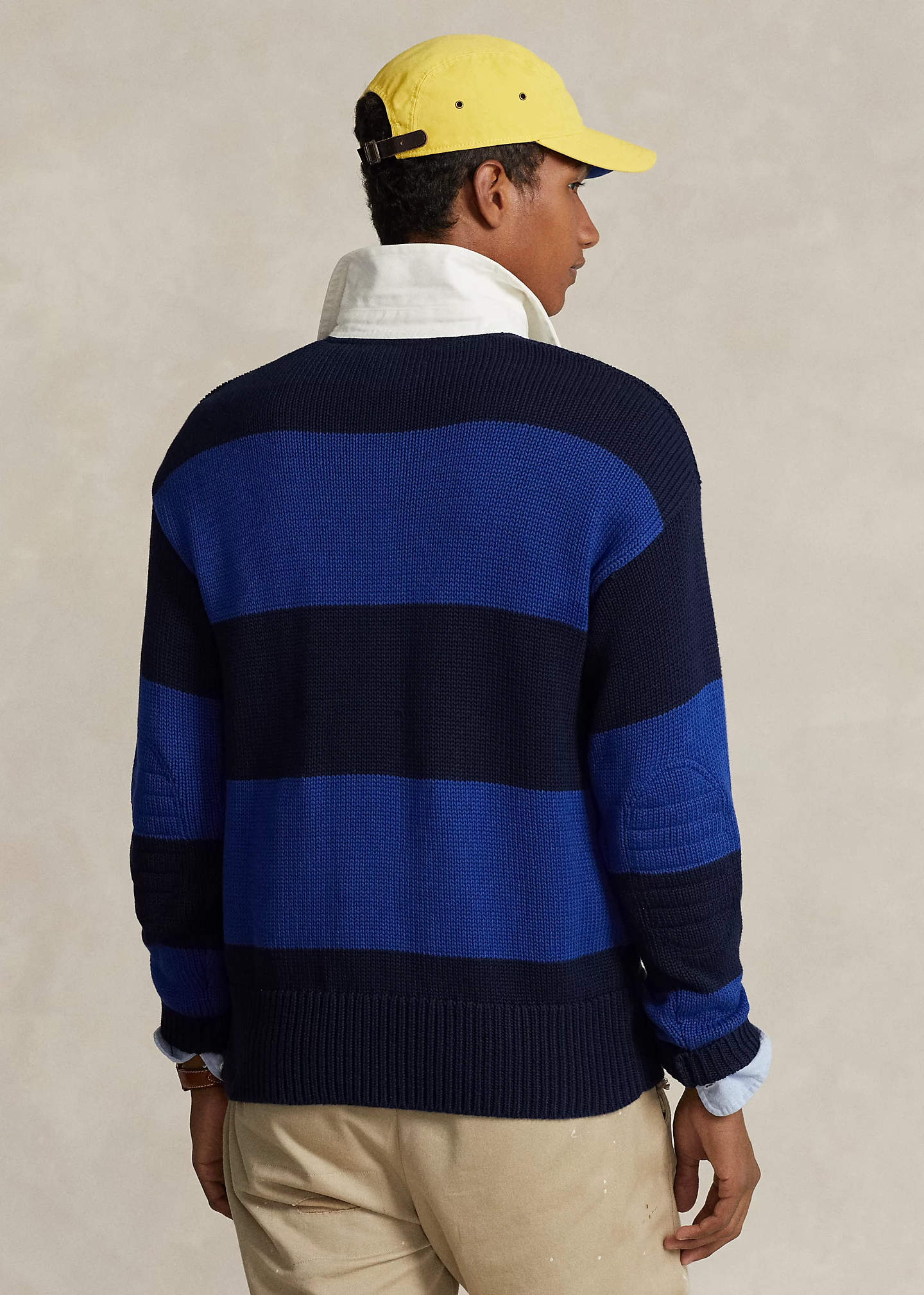 Striped Cotton Rugby Sweater