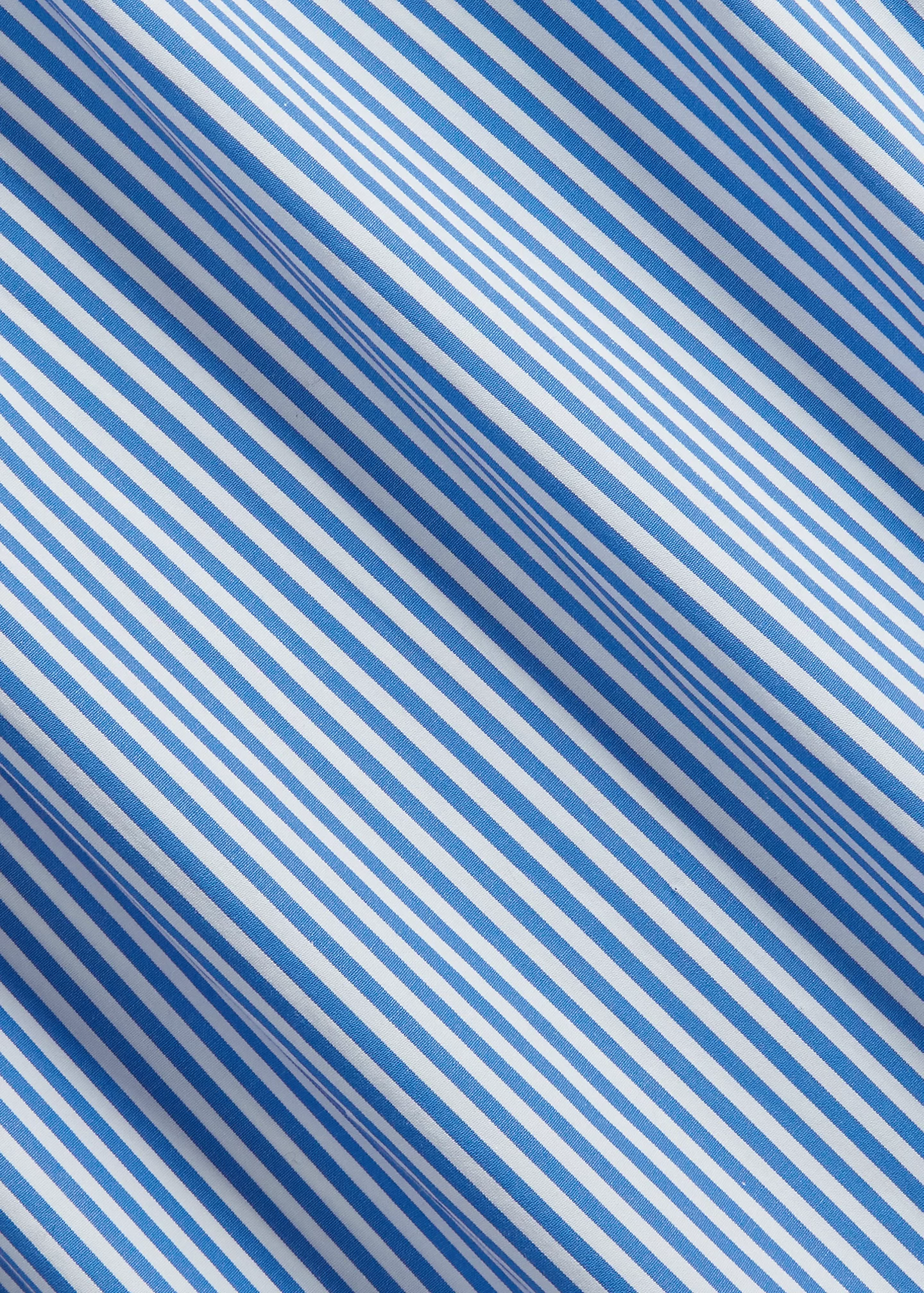 Classic Fit Striped Stretch Poplin Shirt