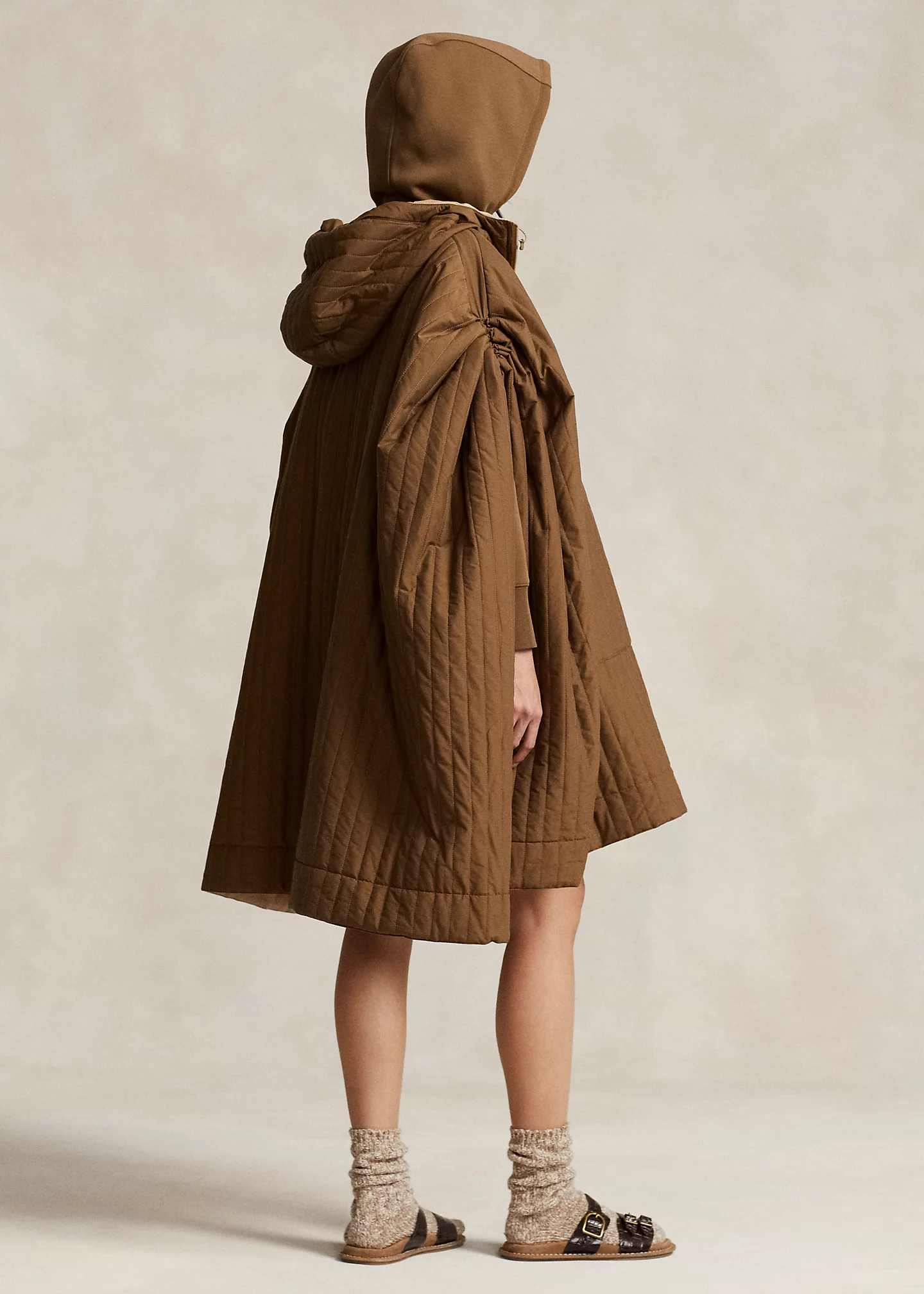 Oversize Water-Resistant Two-Side Poncho