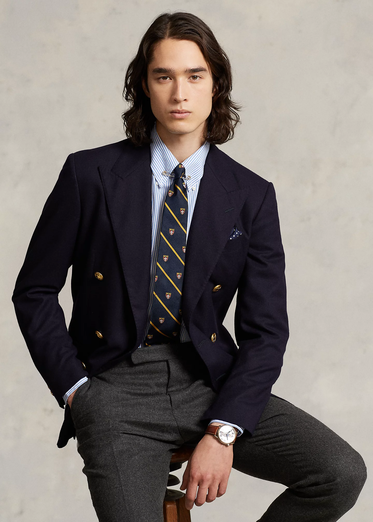 Slim Fit Striped Poplin Shirt