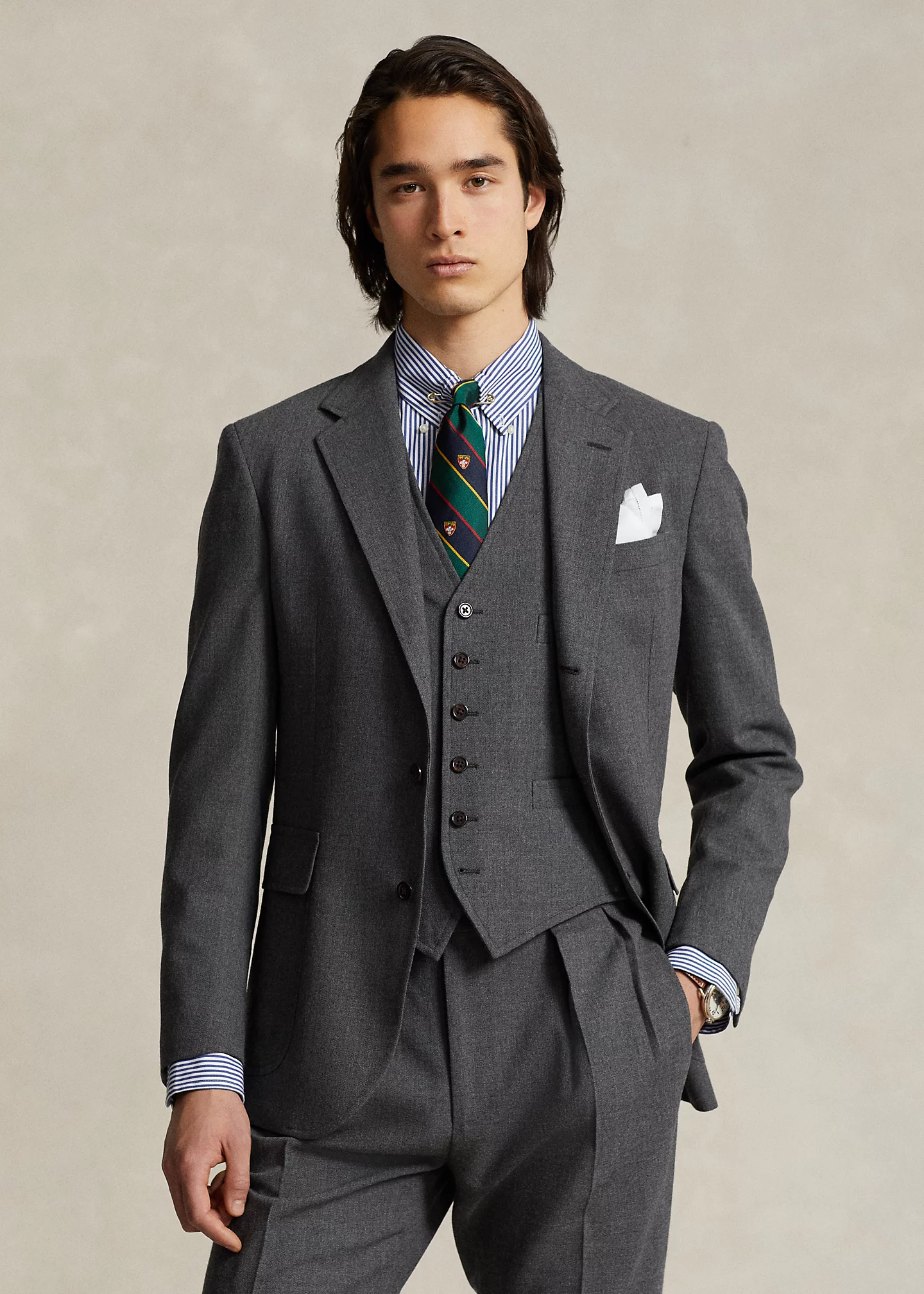 Polo Lightweight Wool 3-Piece Suit