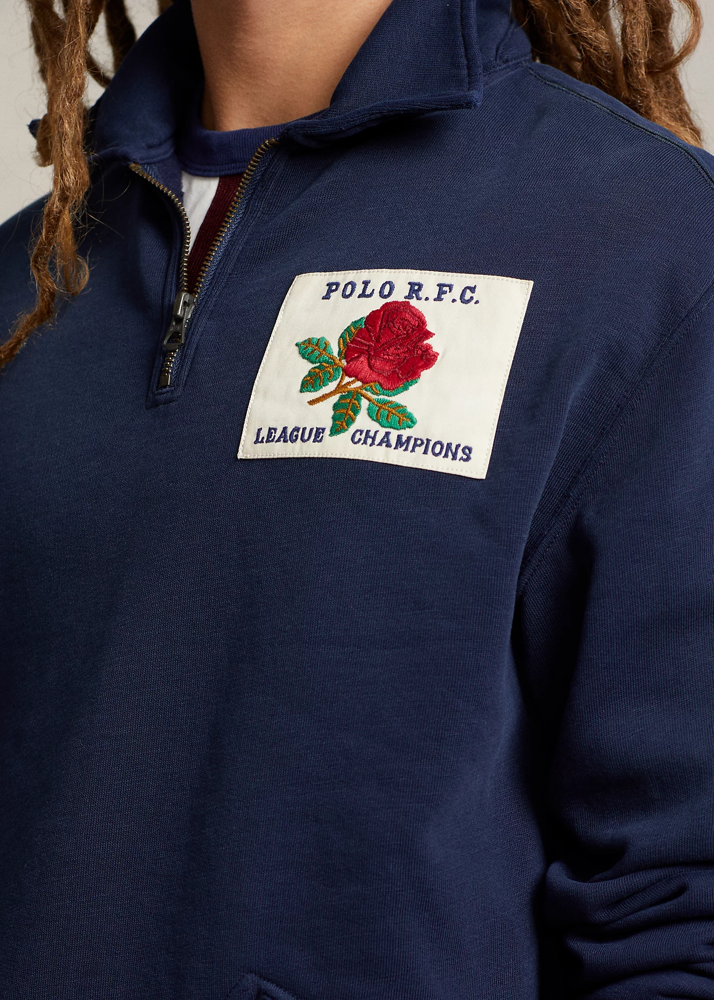 Fleece Graphic Quarter-Zip Sweatshirt