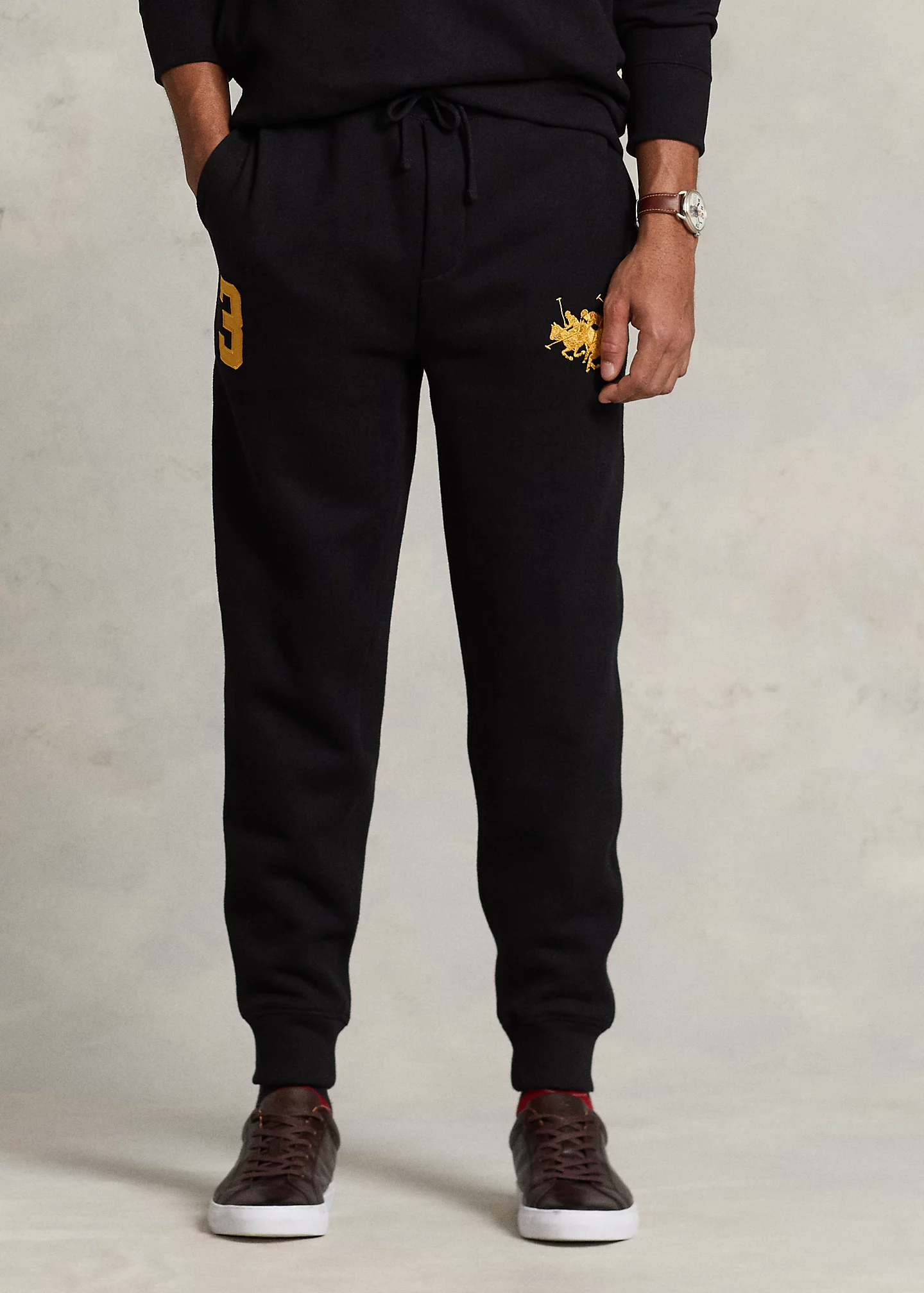 Triple-Pony Fleece Jogger Pant