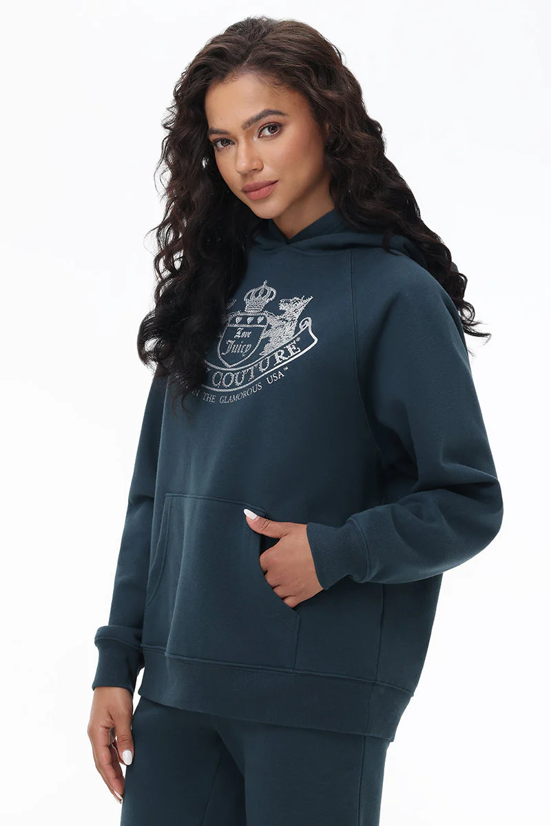 Oversized Fleece Scottie Dog Hoodie