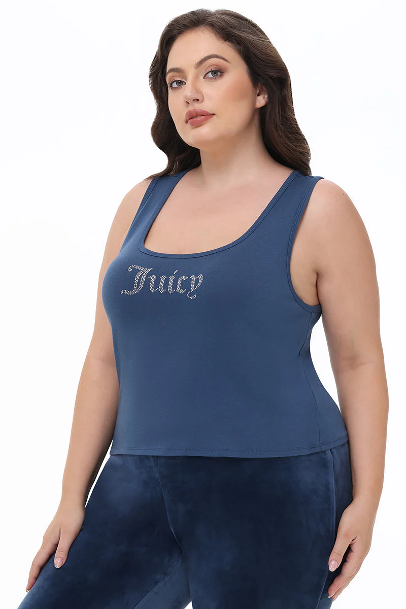Plus-Size Small Bling Tank Top