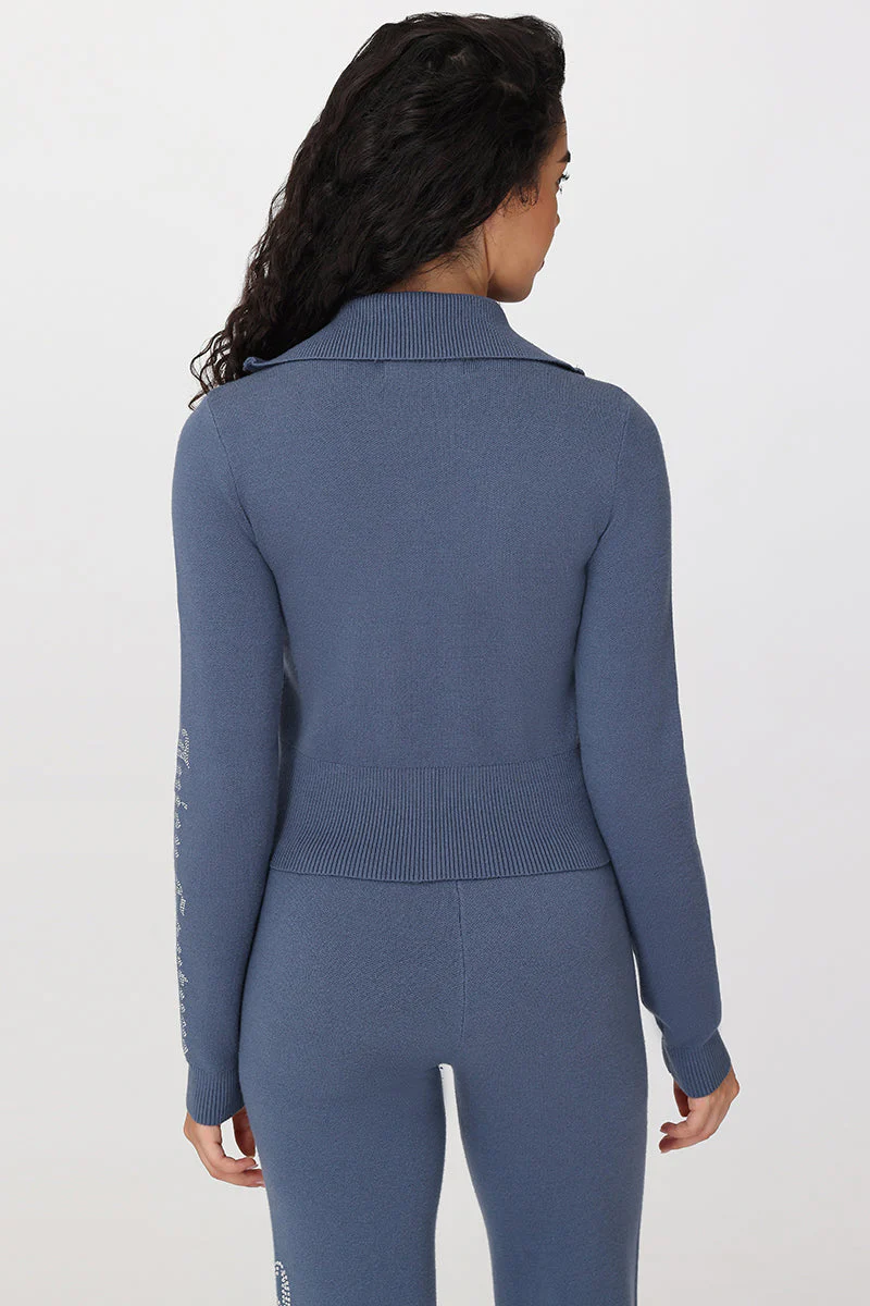 Small Bling Knit Cropped Jacket