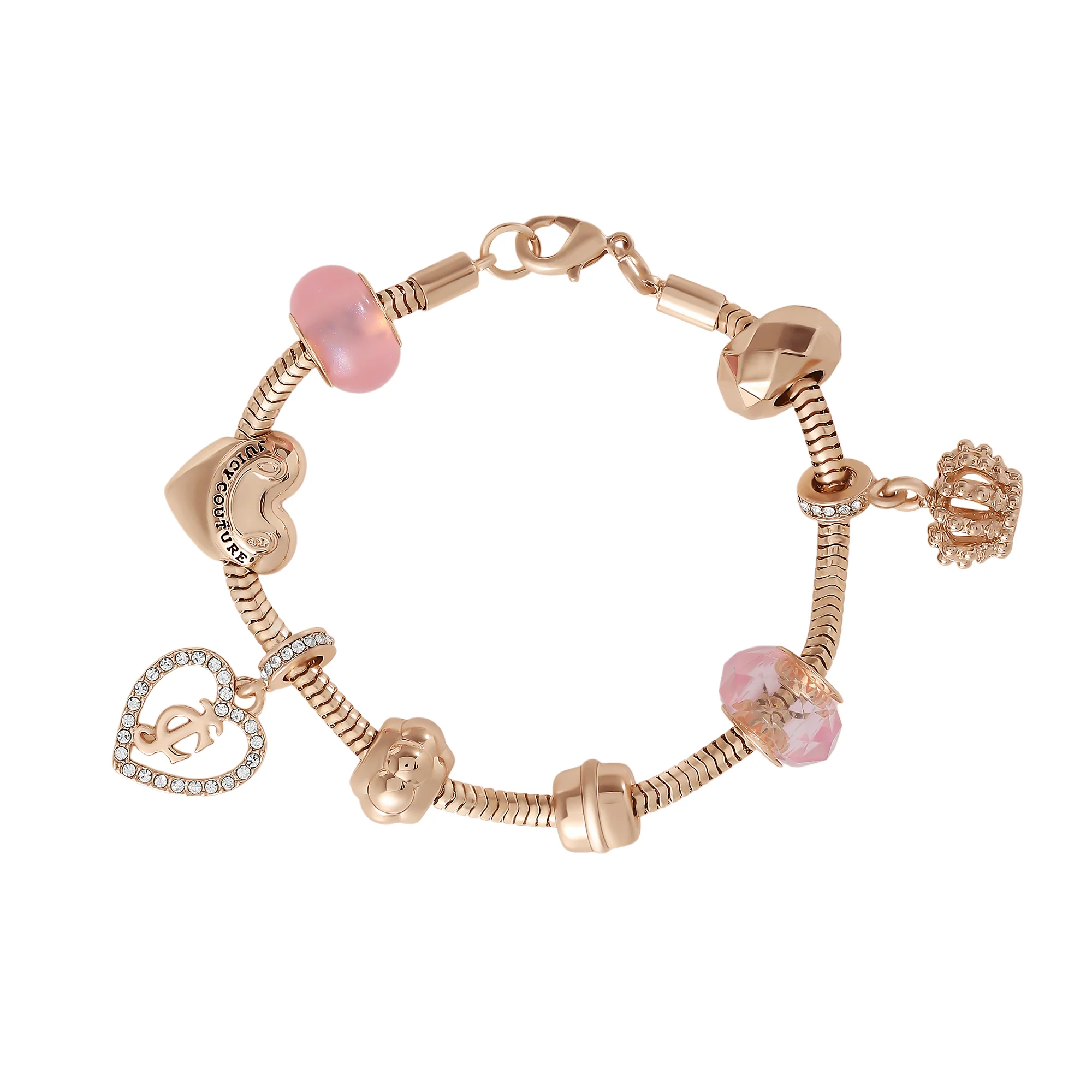 Multi‑Charm Beaded Chain Bracelet