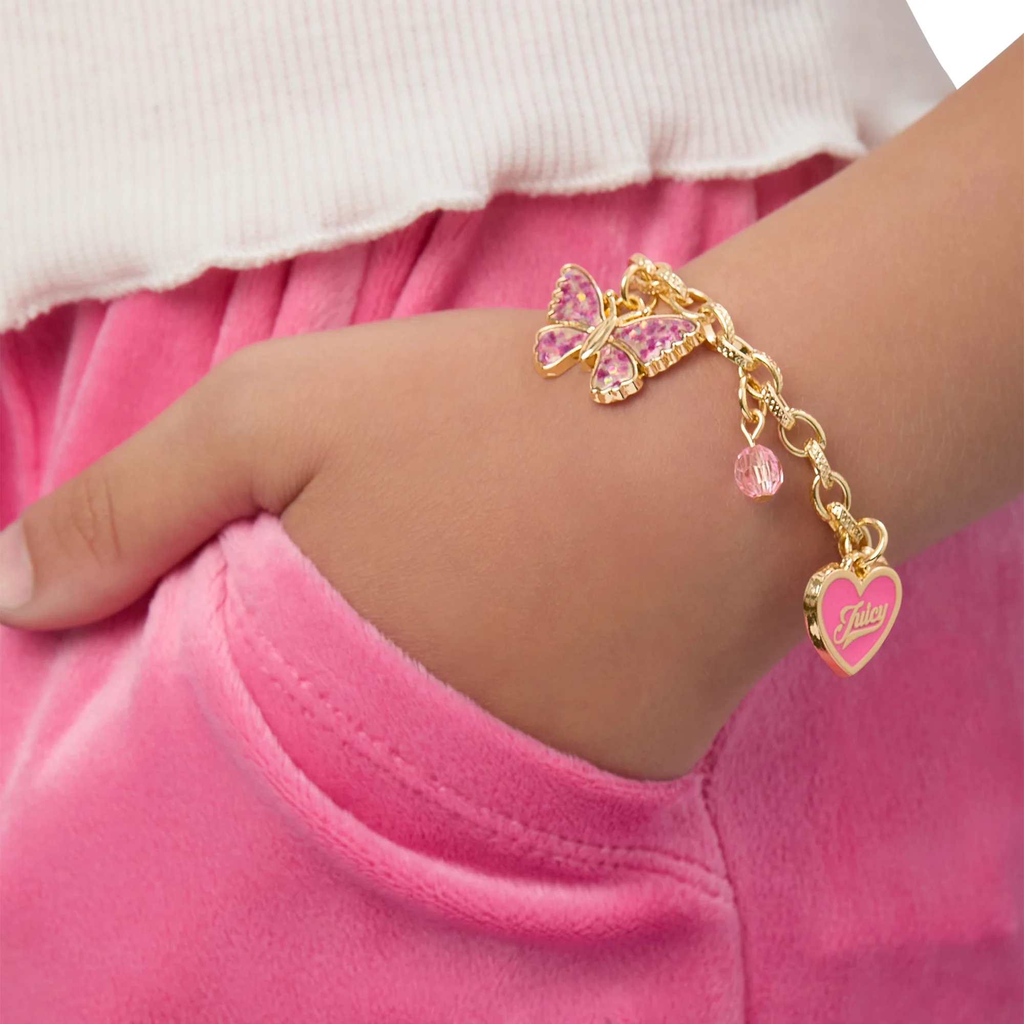 Pink Charm Bracelet