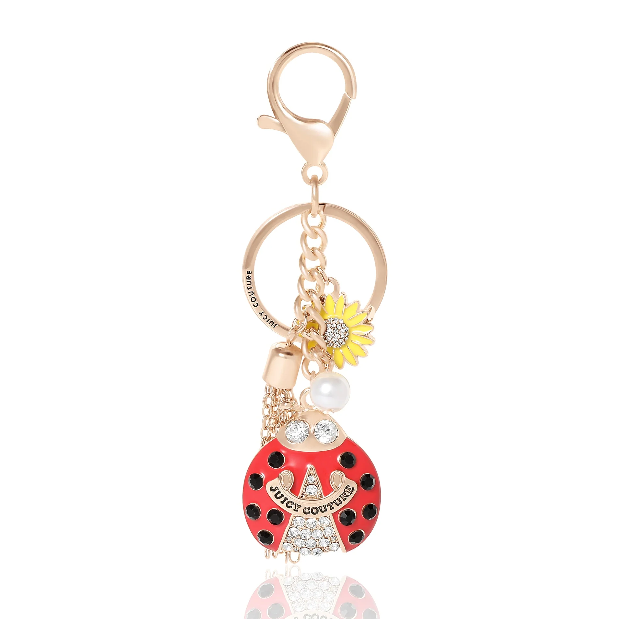Ladybug Keychain Bag Charm